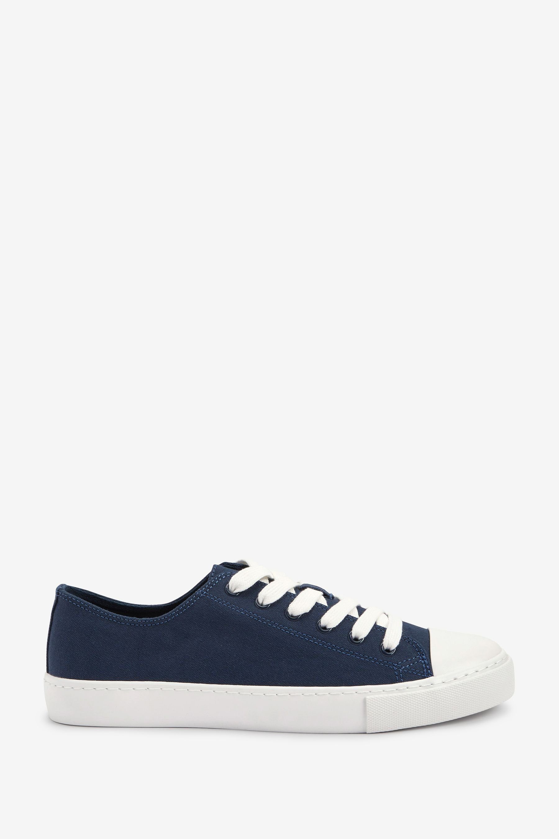 Next Baseball Canvas-Turnschuhe Sneaker (1-tlg) Navy Blue