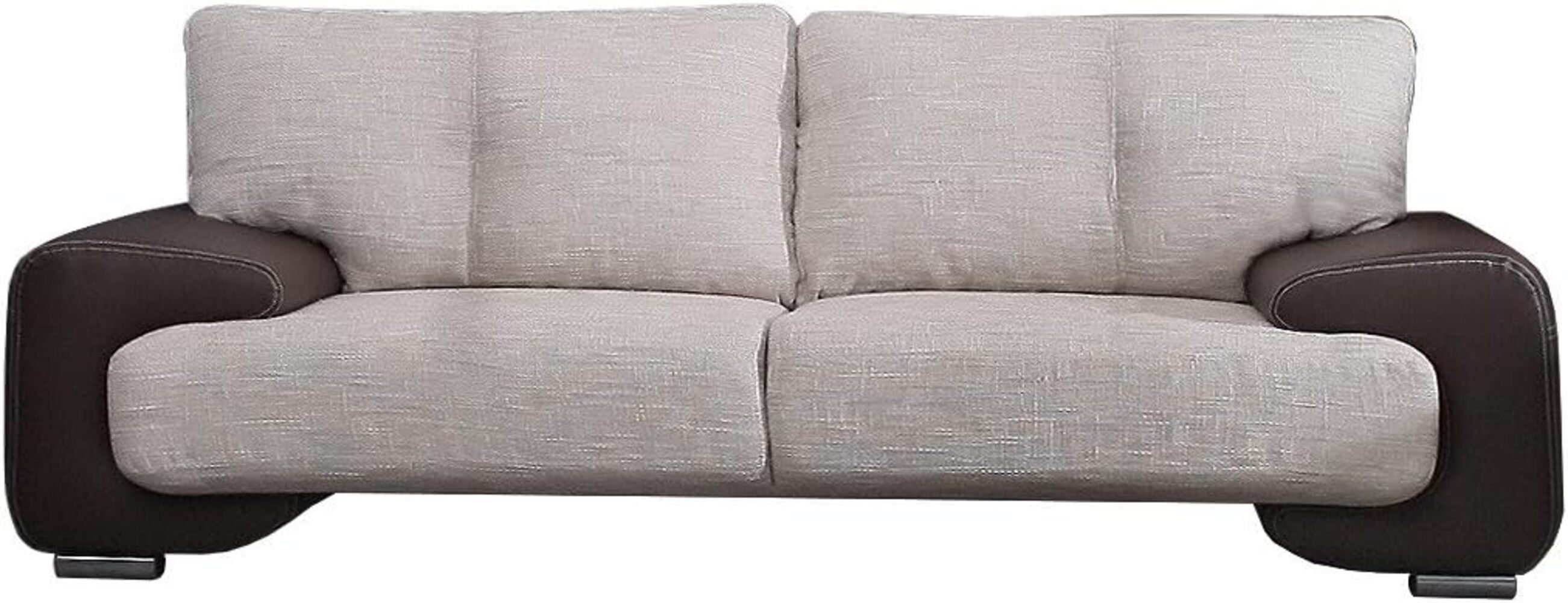 MOEBLO Sofa LORENTO 3-Sitzer, Kleiner 3-Sitzer Design Sofa 3er Büro Kunstleder Sofagarnitur Couch, - (BxHxT): 230x90x100 cm