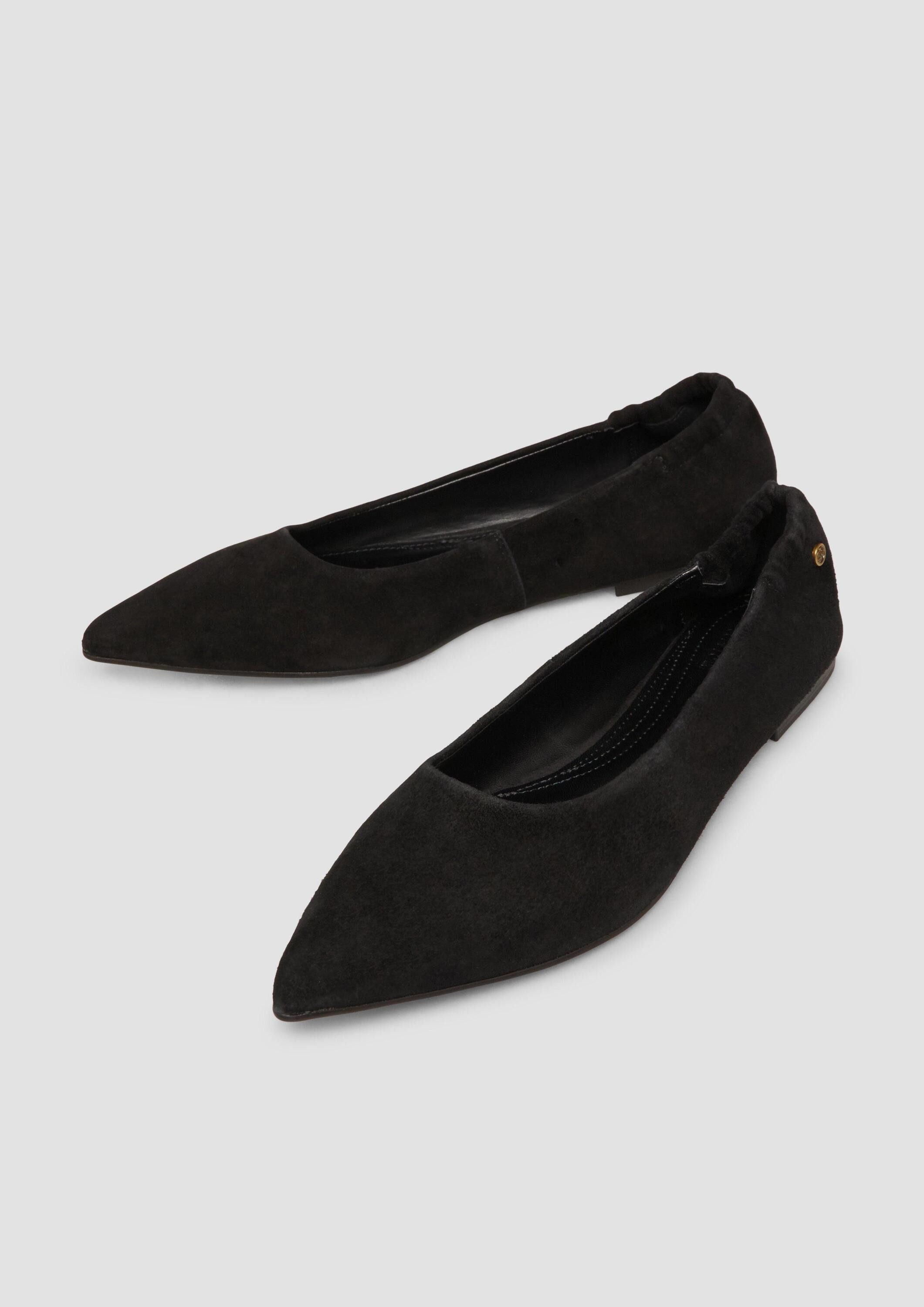 s.Oliver Ballerinas Ballerina Ballerinas aus Veloursleder