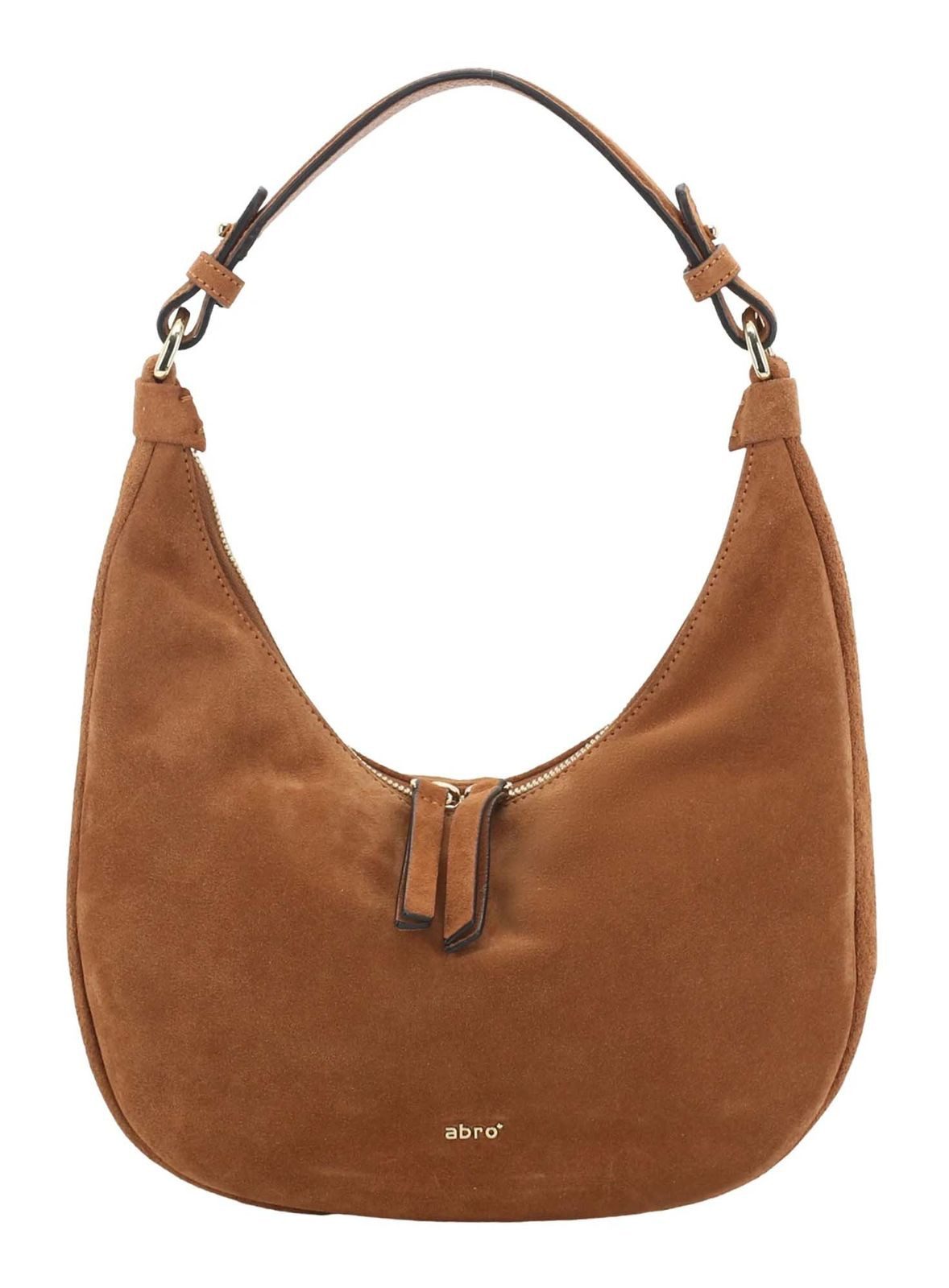 Abro Schultertasche Hobo Bag Nana Mini, aus echtem Leder