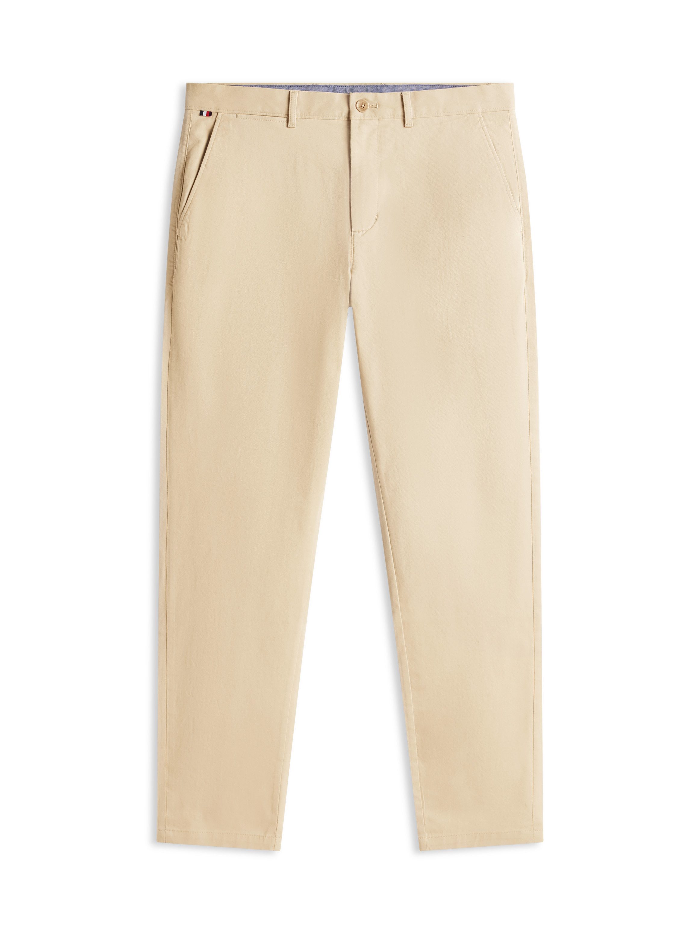 Tommy Hilfiger Chinohose HARLEM ESSENTIAL Tapered Leg, Basic, schlichtes Design – Bild 4 von 5