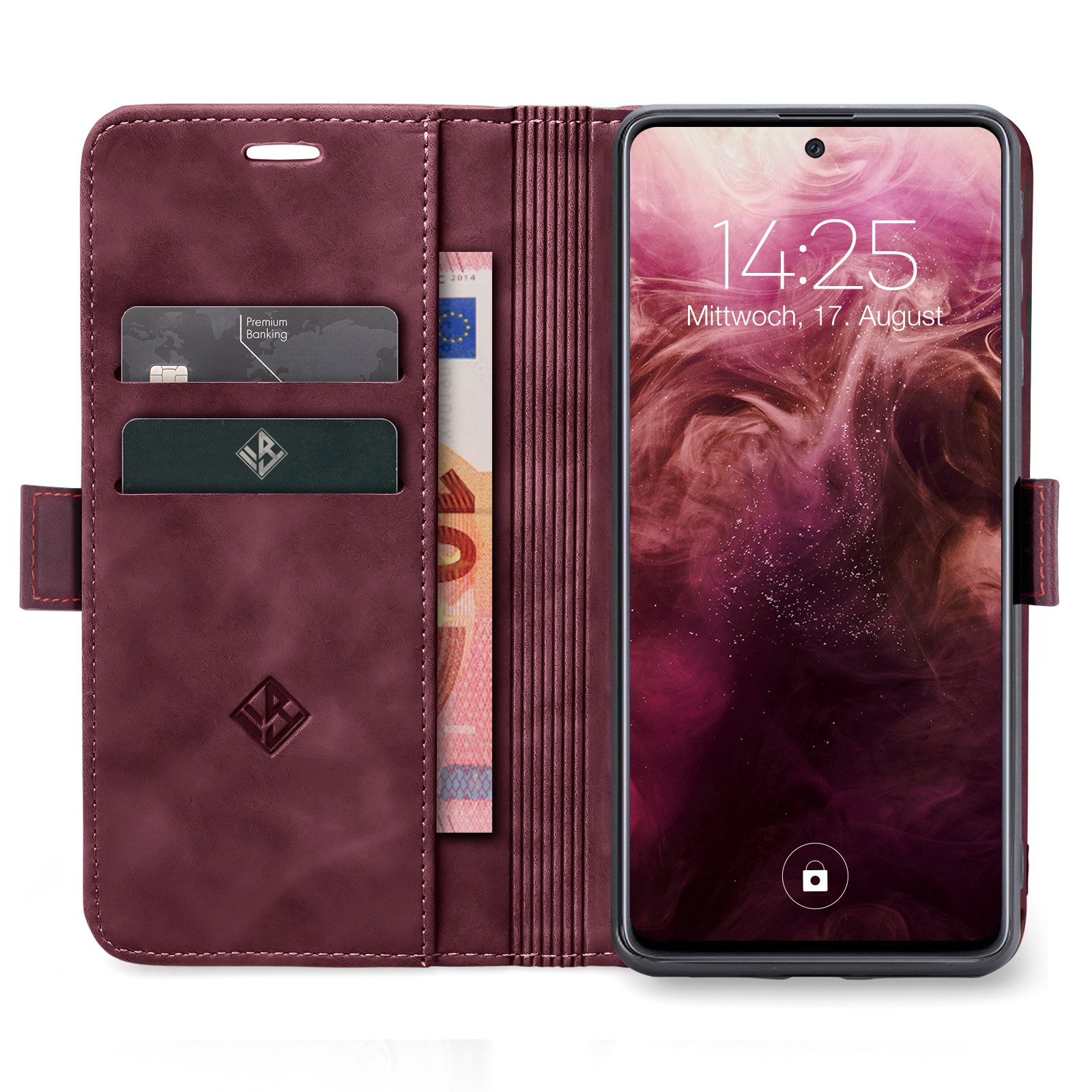 Tec-Expert Handyhülle Tasche Hülle für Samsung Galaxy Xcover7 6.6 Zoll, 6.6, Cover Klapphülle Case mit Kartenfach Fliphülle aufstellbar