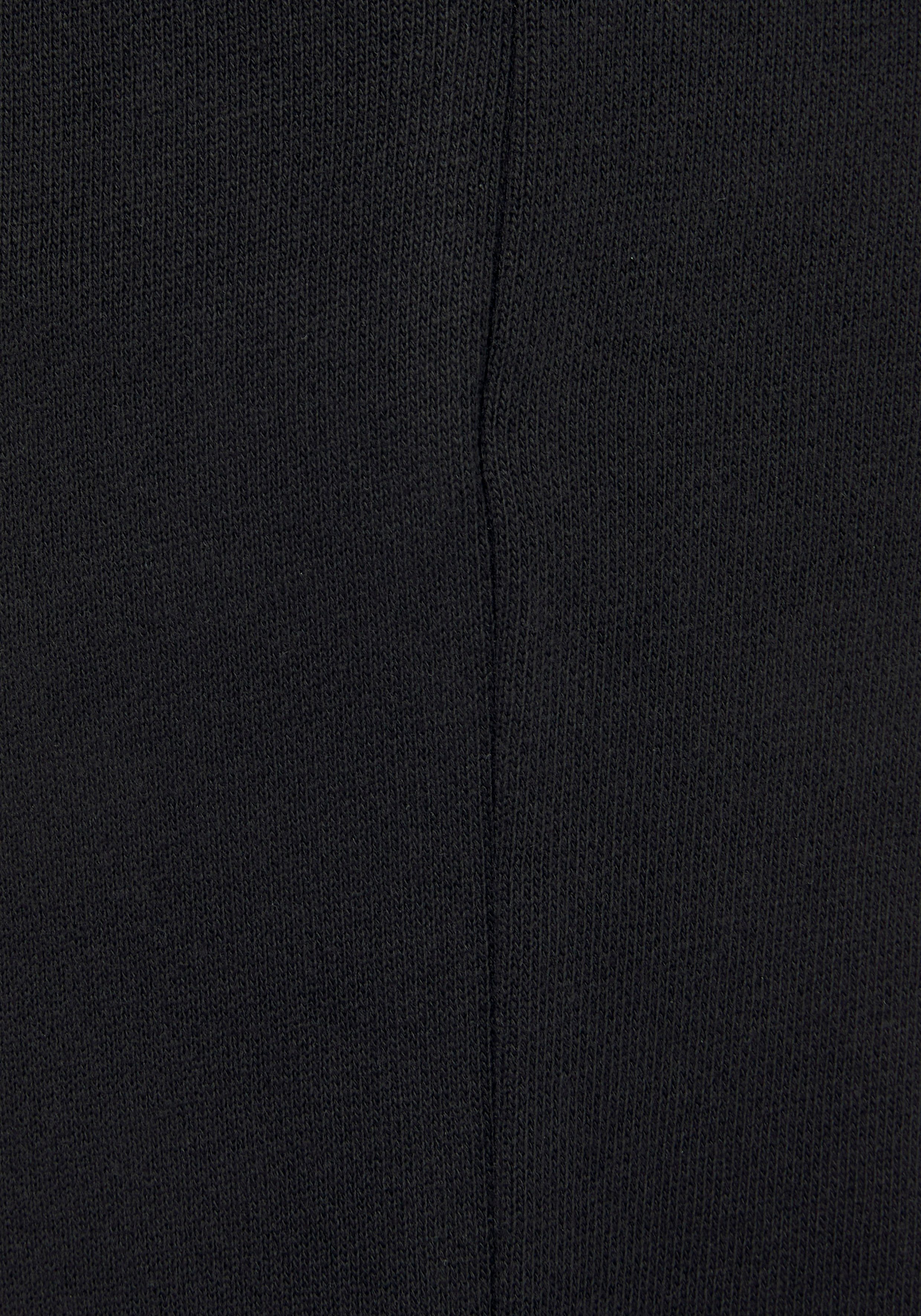 Buffalo Sweatpants Loungeanzug schwarz mit seitlichen Taschen