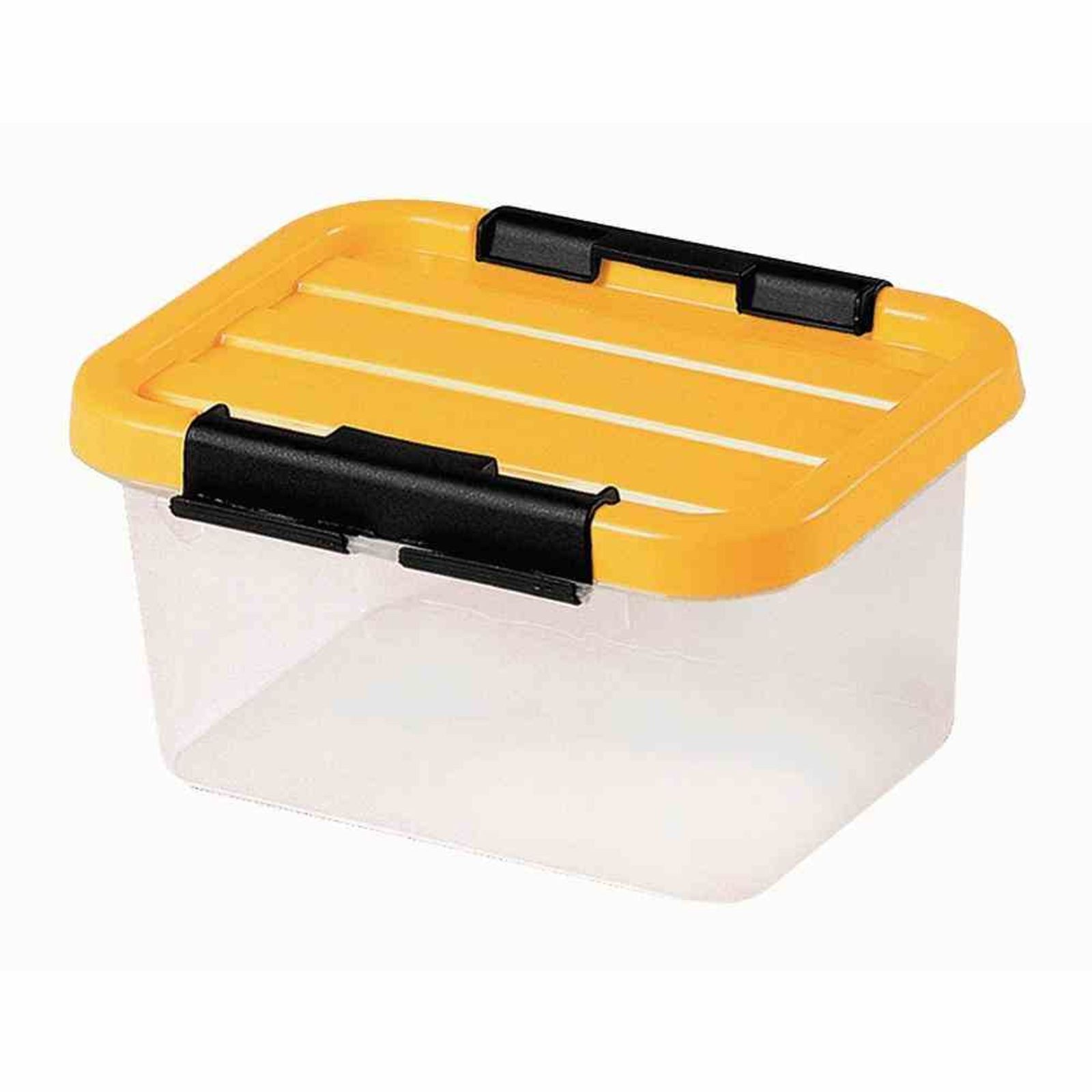 Heidrun Aufbewahrungsbox Systembox 3 l, 23 x 19 x 12 cm mit Deckel, farblich sortiert