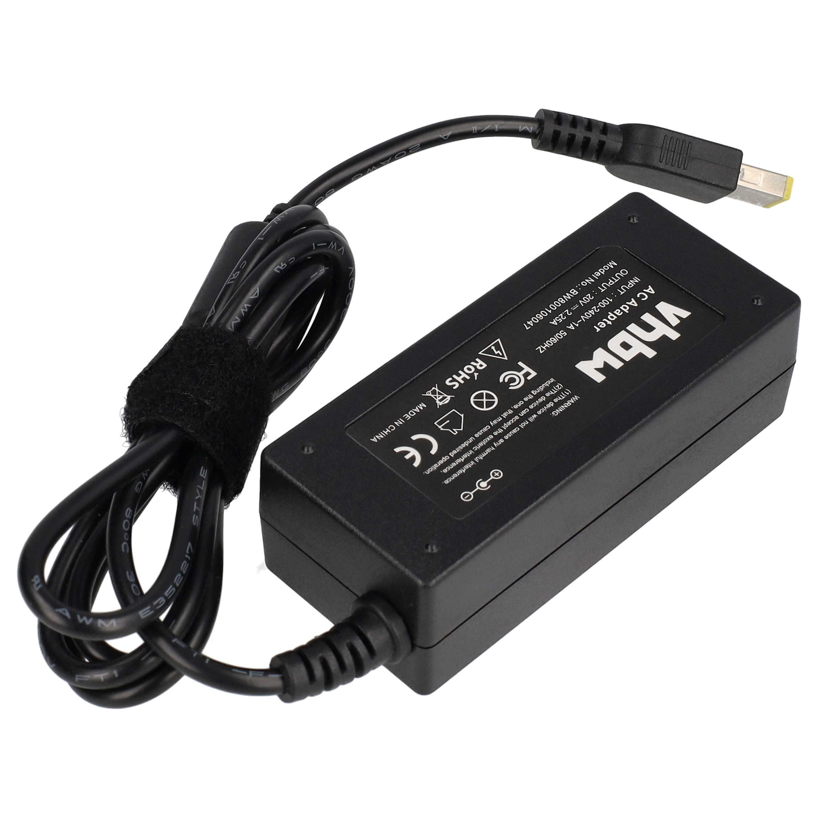 vhbw Netzteil Ersatz für Lenovo 45N0290, 45N0293, 36200280, 45N0294, Notebook-Ladegerät