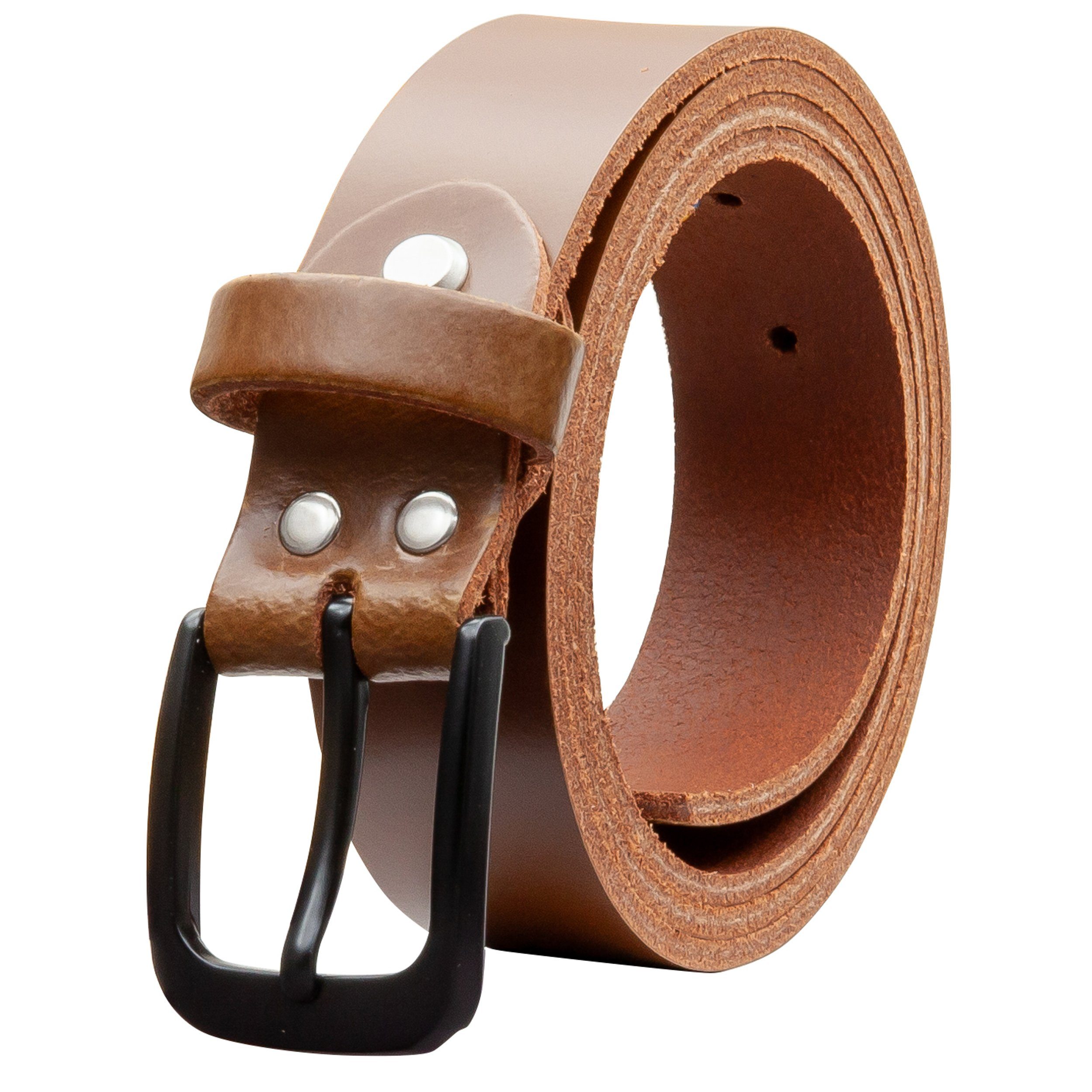 Ledergürtel OM318-PL-Hellbraun