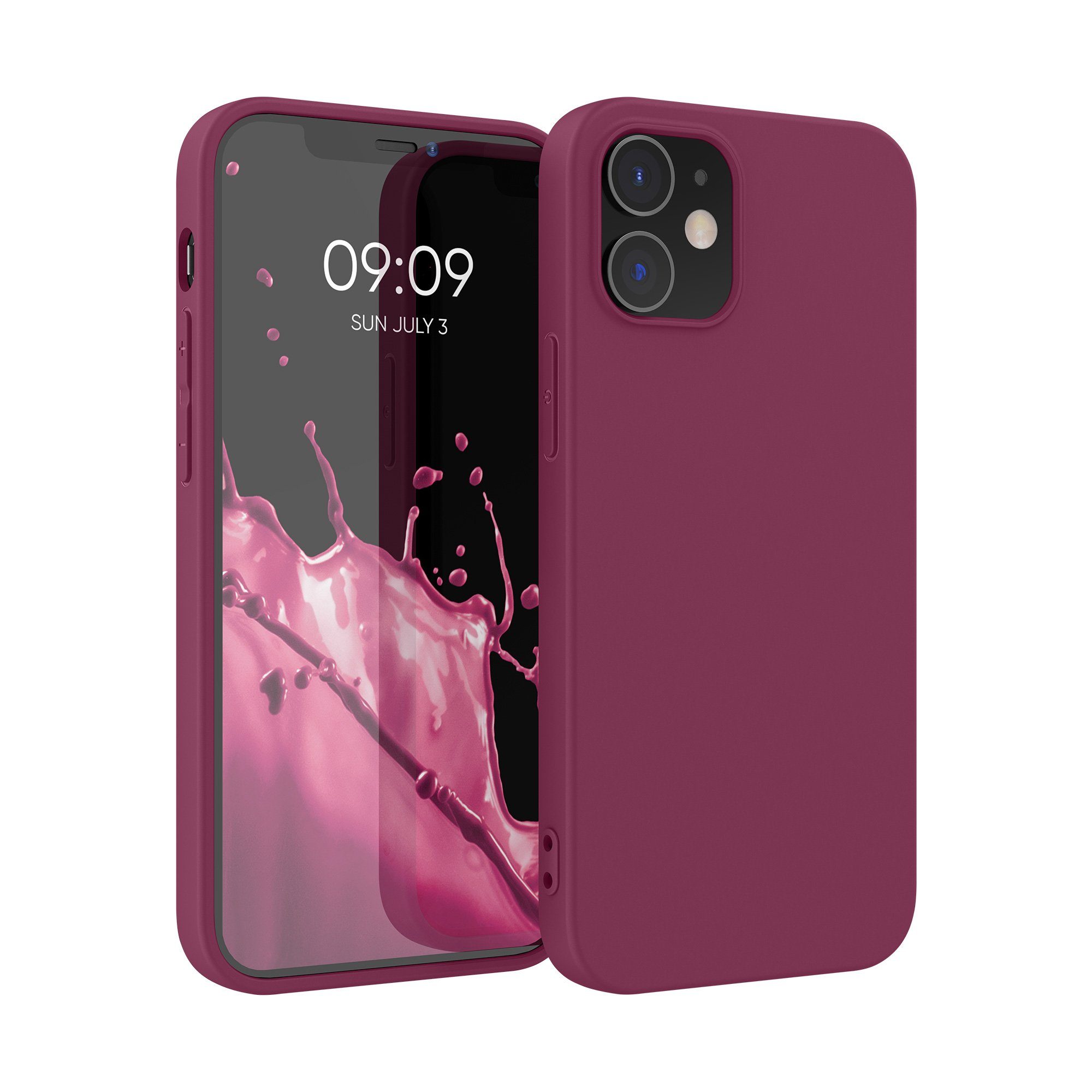 kwmobile Handyhülle Hülle für Apple iPhone 12 / 12 Pro, Hülle Silikon - Soft Handyhülle - Handy Case Cover