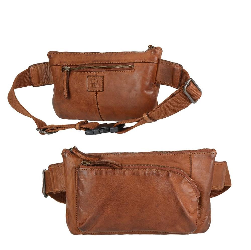 Bauchtasche "Noelle" Leder Cow Lavato 27x15cm