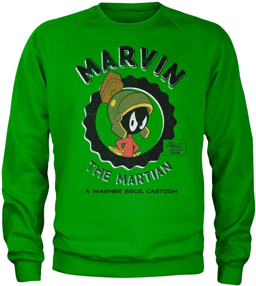 LOONEY TUNES Rundhalspullover Marvin The Martian Sweatshirt