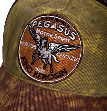KingKerosin Trucker Cap Pegasus im authentischen Used-Look