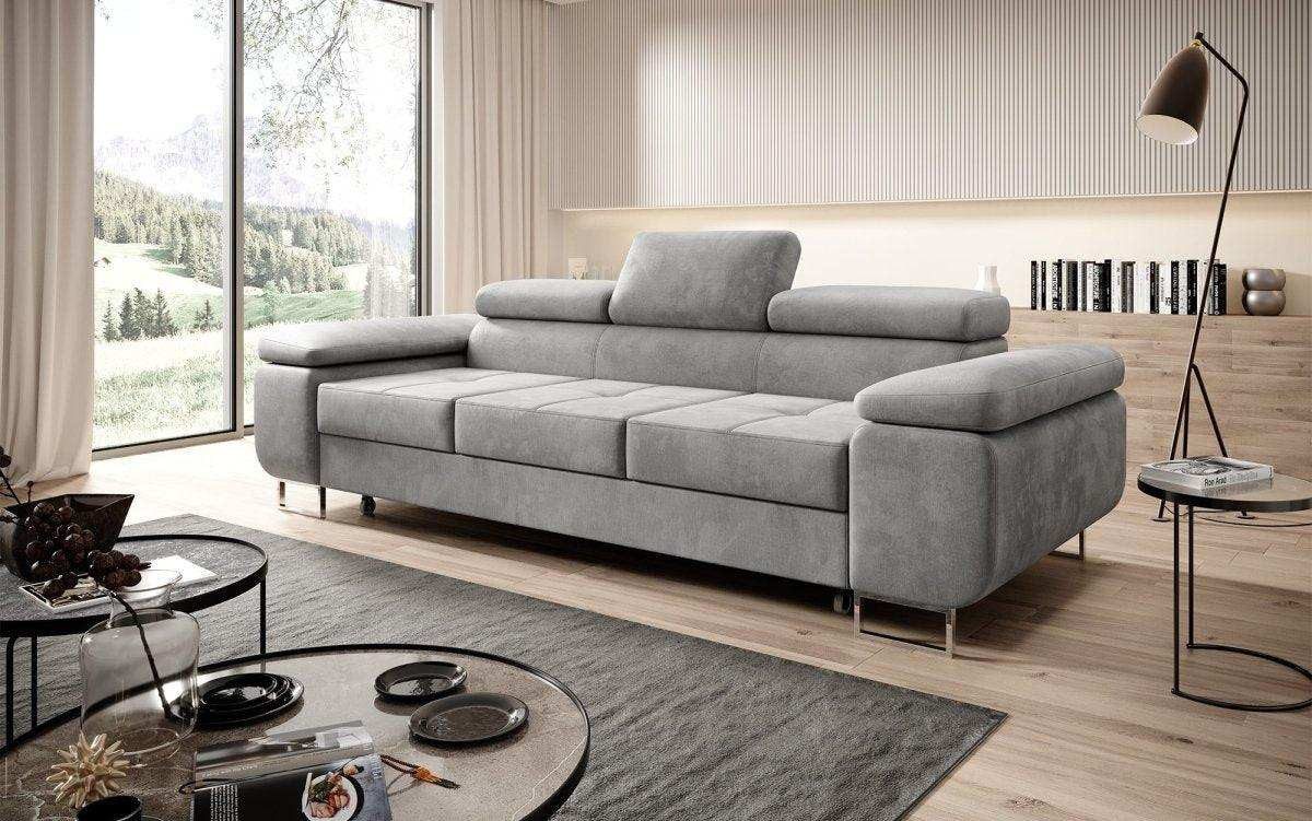 Baidani Sofa Siera mit Schlaffunktion (Samt)