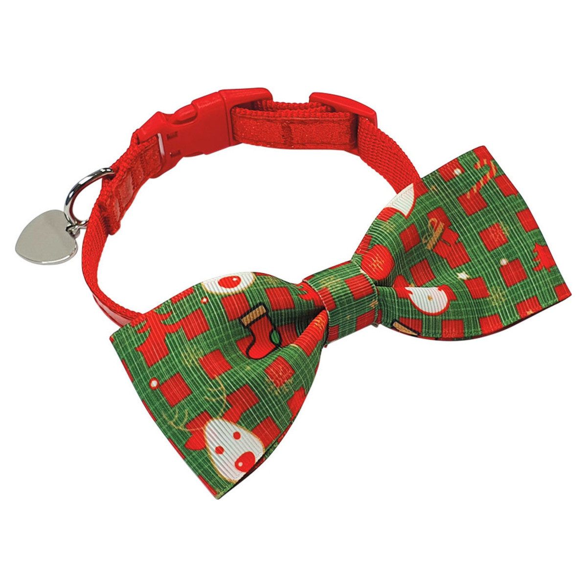 Nobby Hundefliege Glitzerhalsband Xmas mit Fliege