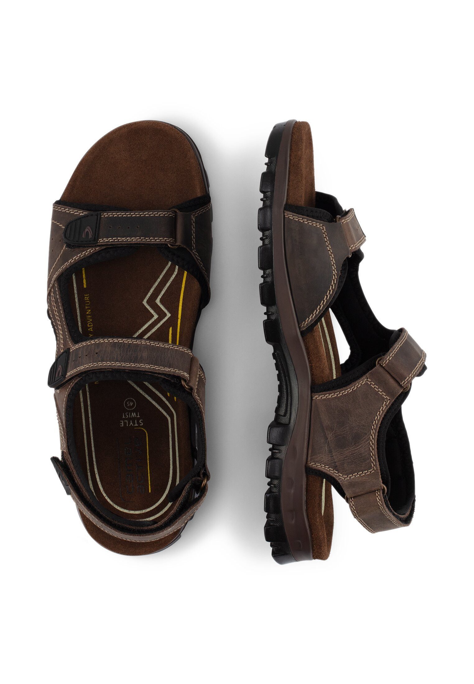 camel active aus perforiertem Leder Sandale