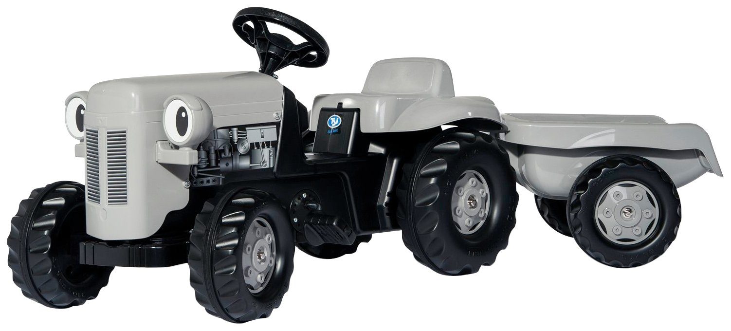 rolly toys® Tretfahrzeug Little Grey Fergie, Traktor mit Trailer