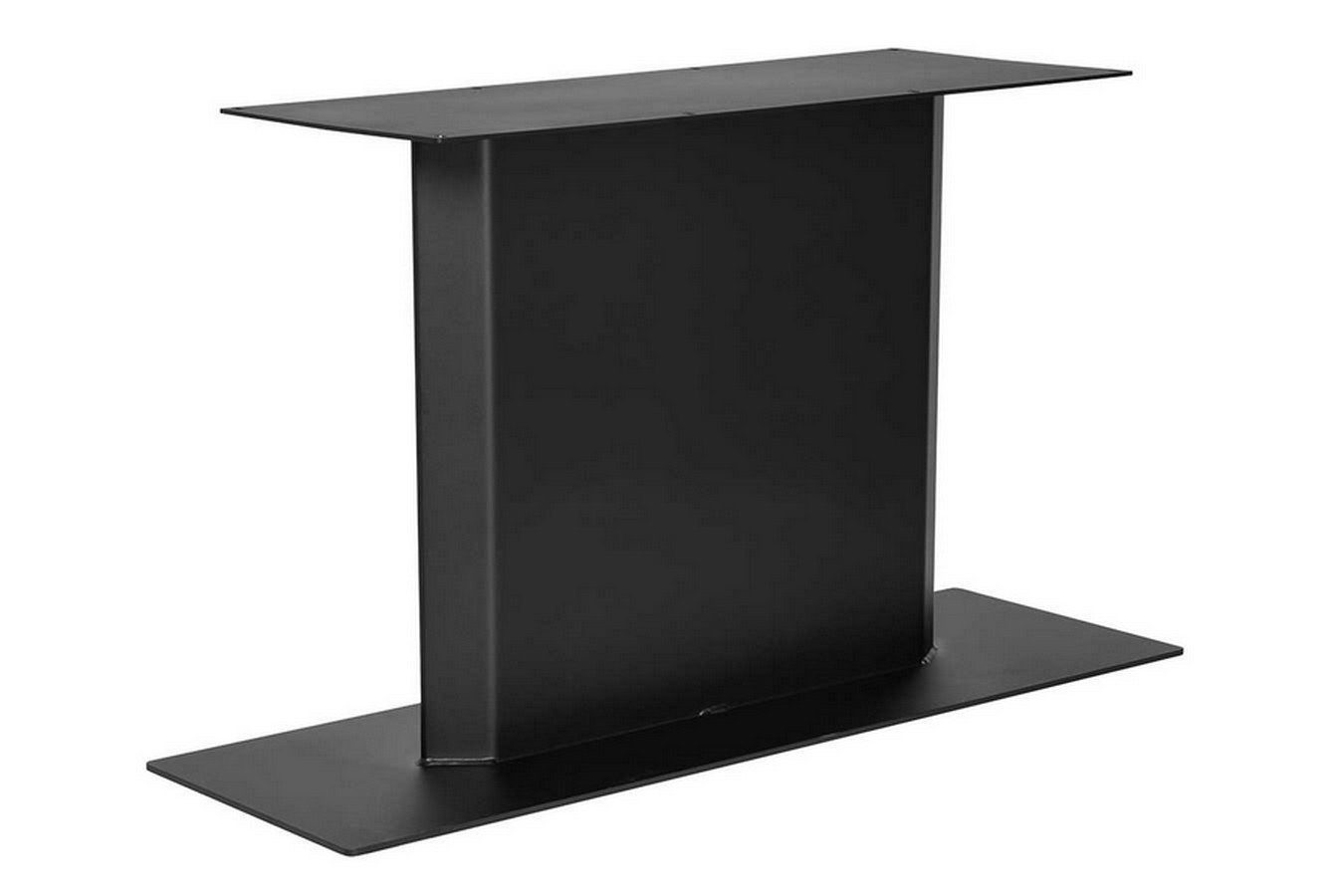 Tischgestell schwarz Tischhelden Stahl Arva Mittelfuss II Tischbein