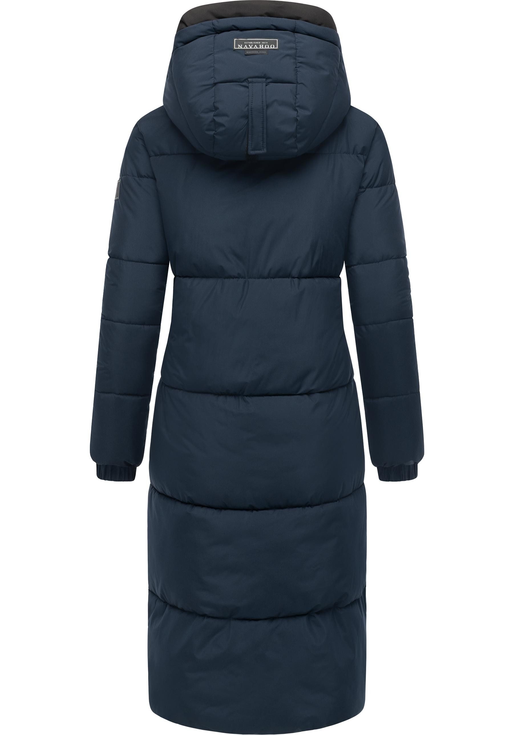 Navahoo Steppmantel Taublüte XIV Gesteppter Damen Mantel mit 2-Wege-Reißverschluss