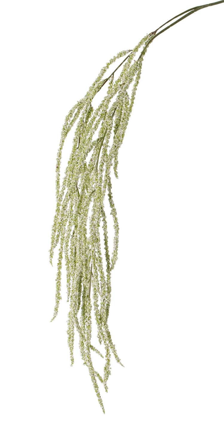 Kunstzweig Deko Zweig Amaranthus Zweig Margarete, Creme, 105cm Amaranth, artplants, Höhe 105.0 cm