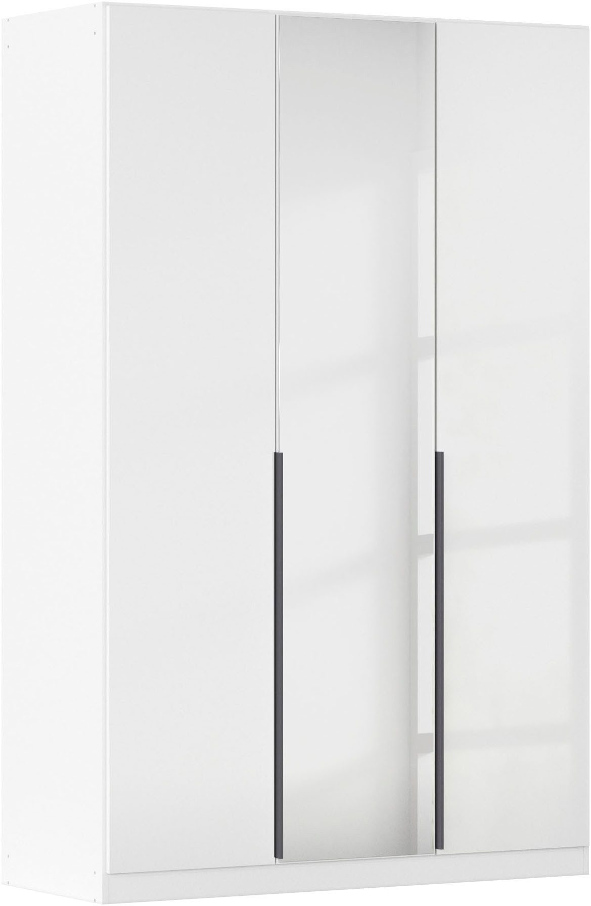 OTTO home Drehtürenschrank Kleiderschrank Schrank Garderobe AGORDO mit Dekor- oder Hochglanzfront (in zwei Griff-Farben, Breiten 91-405 cm) durchdachte Innenausstattung, in 8 Breiten und 2 Höhen MADE IN GERMANY