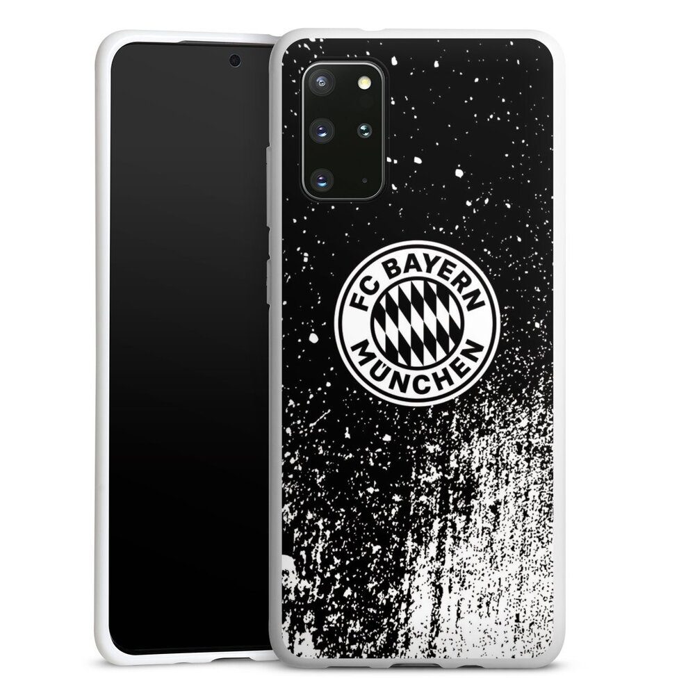 Handyhülle FC Bayern München Offizielles Lizenzprodukt FCB Splatter Schwarz - FCB