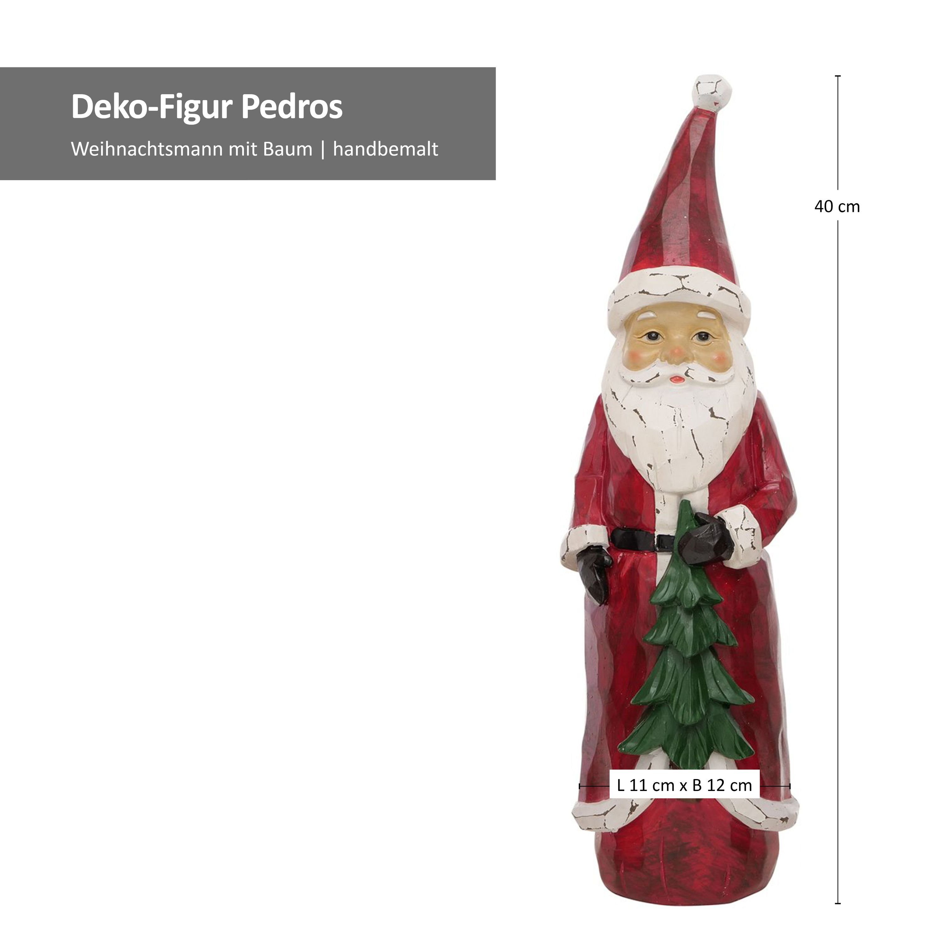 MamboCat Dekofigur Weihnachtsmann Tannenbaum, mit B. Deko-Figur Pedros 40,00 H cm