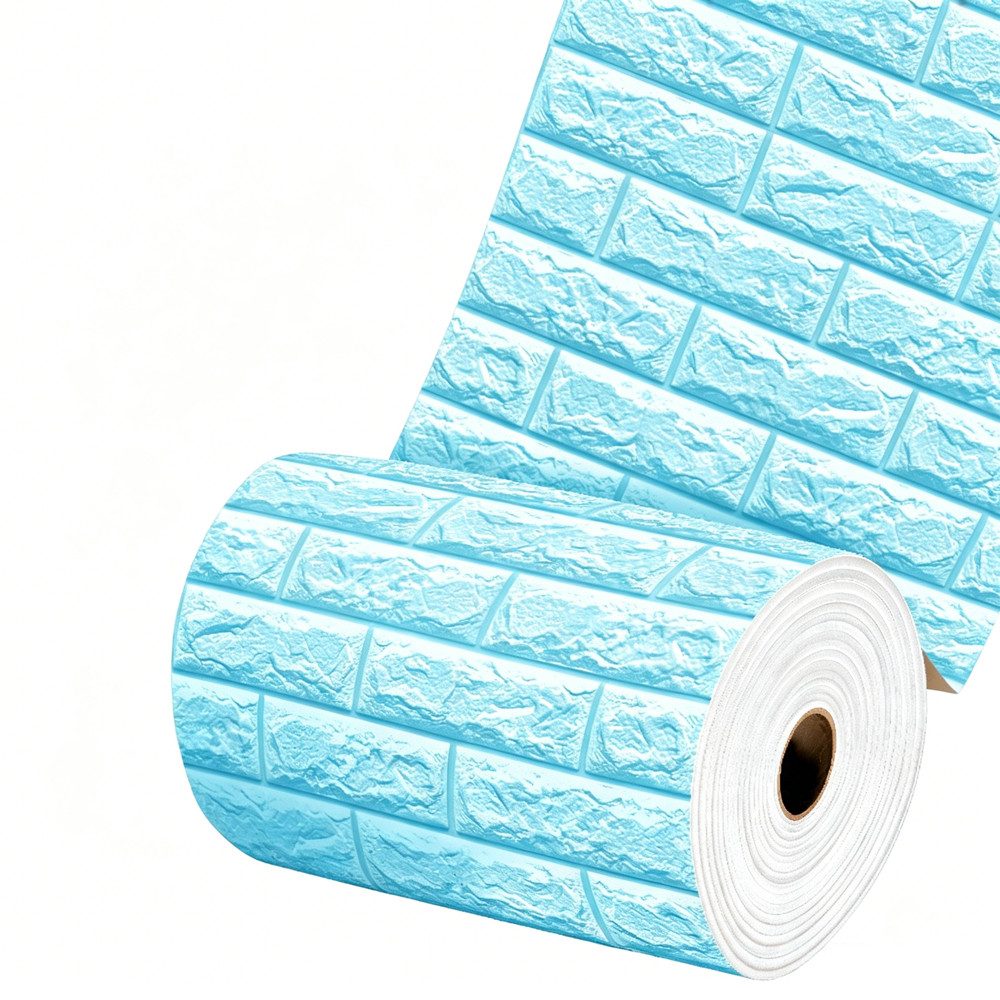 Agger 3D Wandpaneel 3D Wandpaneele Wandverkleidung Selbstklebend Tapeten Steinoptik, 300*50cm Wasserdicht Wandtapete Küchenrückwand