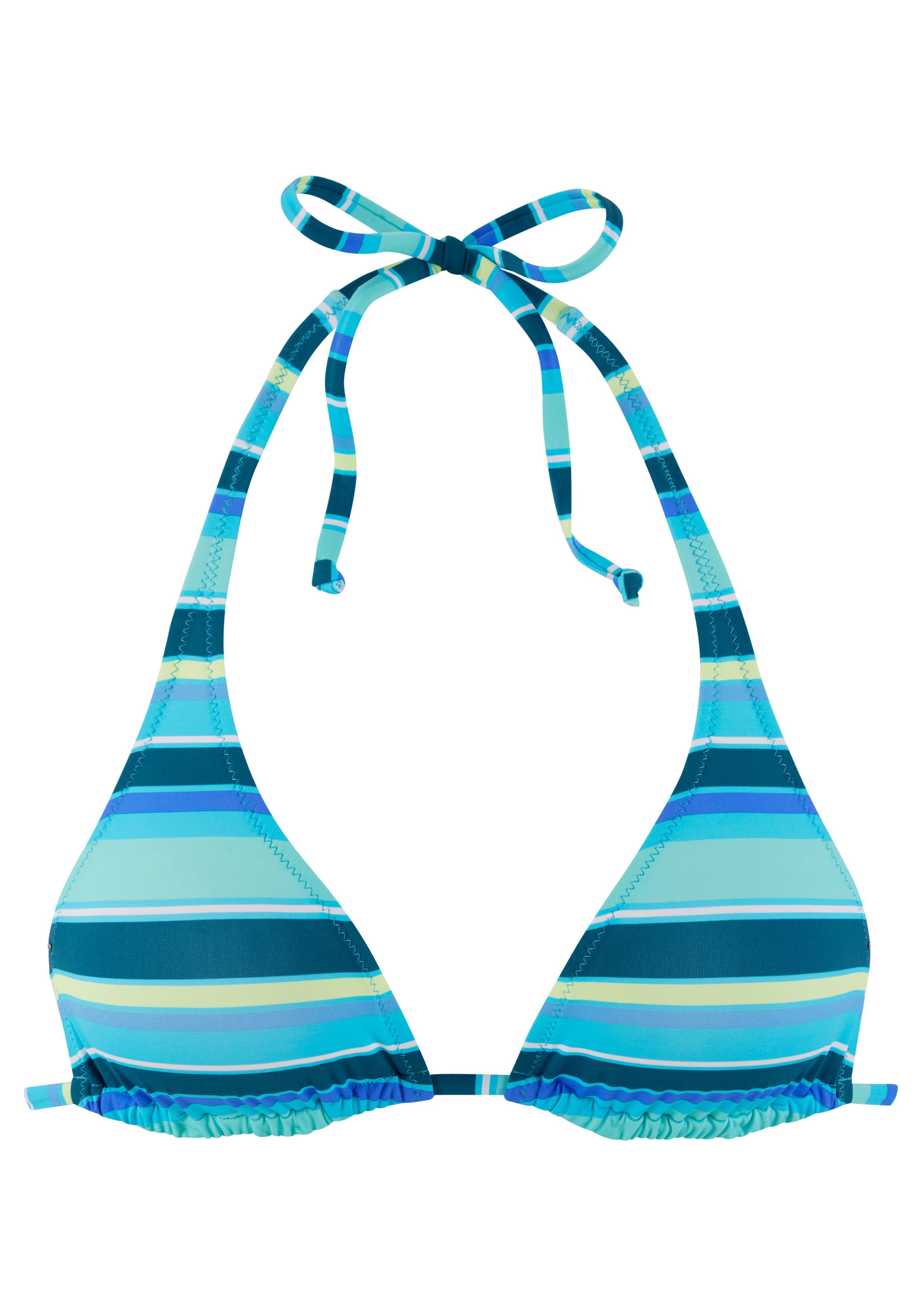 s.Oliver Triangel-Bikini-Top Fun, im trendigen Streifen-Design günstig online kaufen