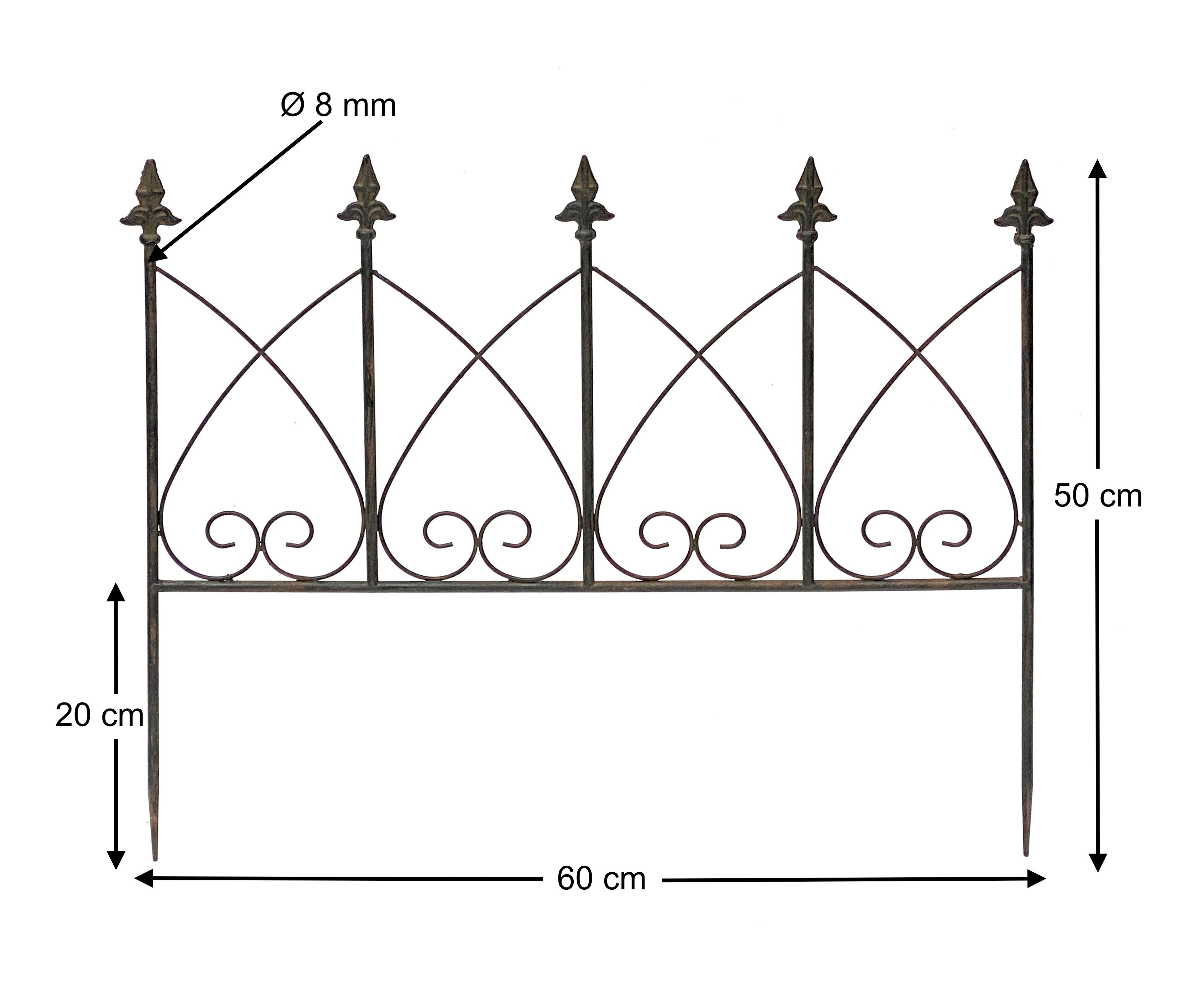 DanDiBo Rankhilfe Metall Blumengitter 60 cm günstig online kaufen