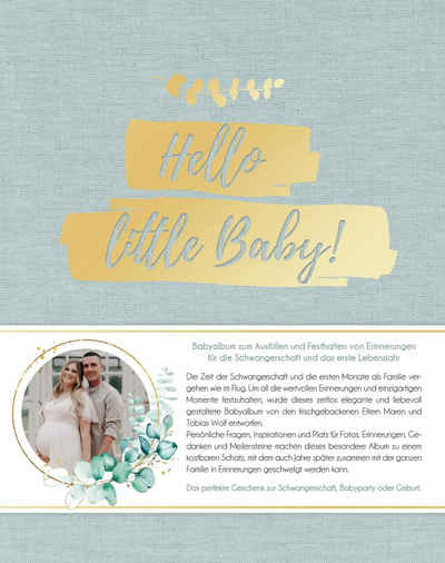 Münchner Verlagsgruppe Notizbuch Hello little Baby!