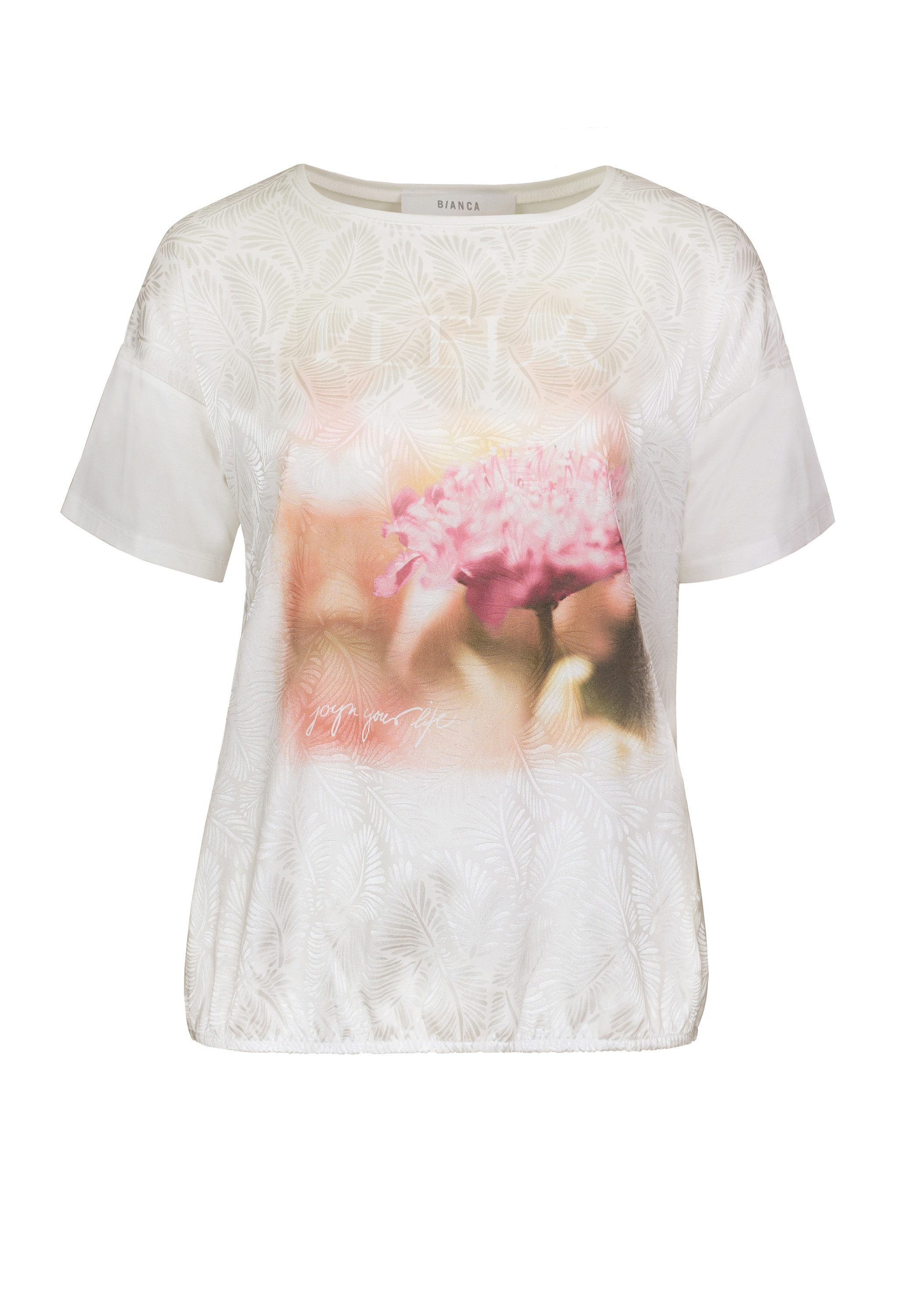 bianca Blusenshirt JULIE mit dezentem Flower-Print