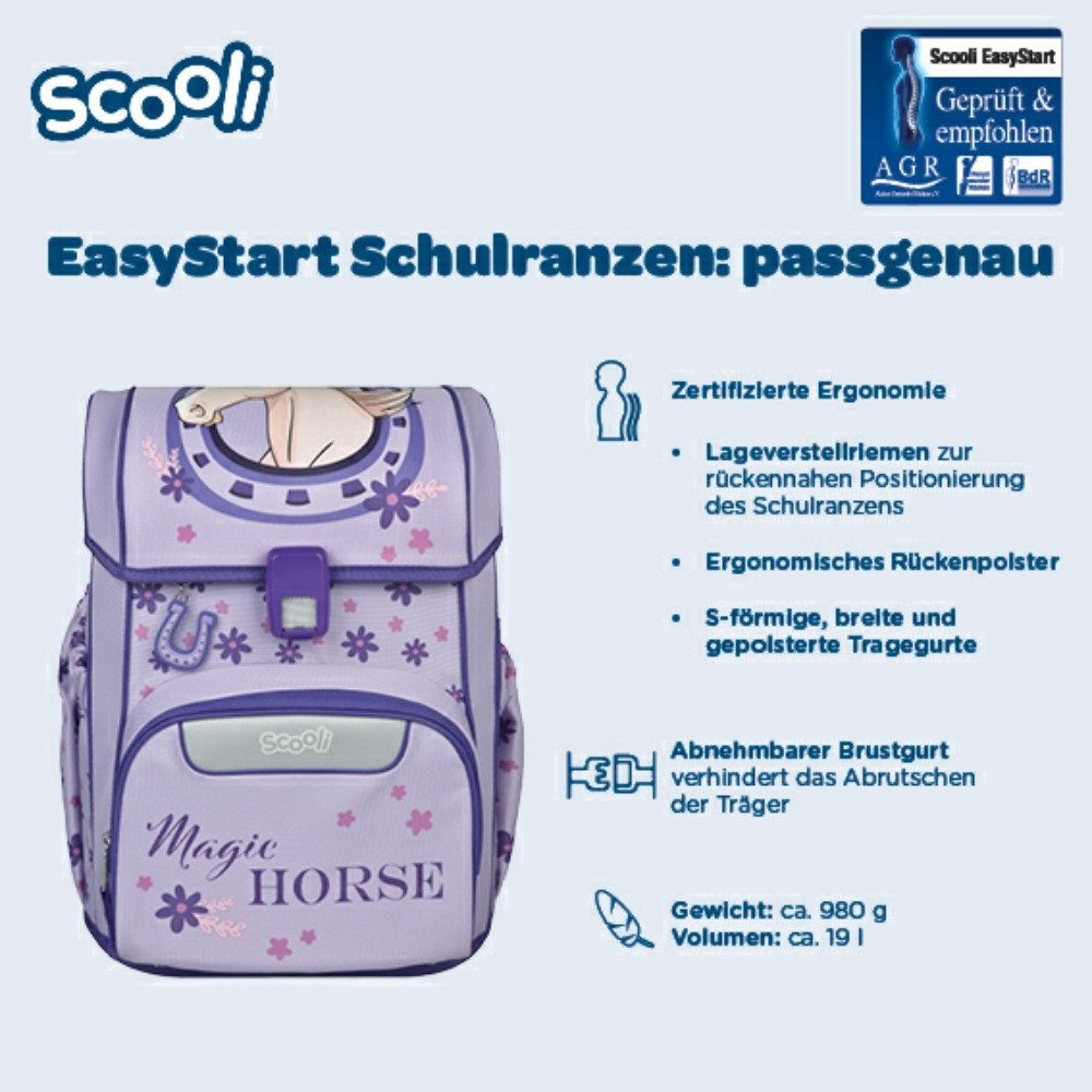 Scooli Schulranzen 1.Klasse Mädchen EasyStart in unterschiedlichen Sets