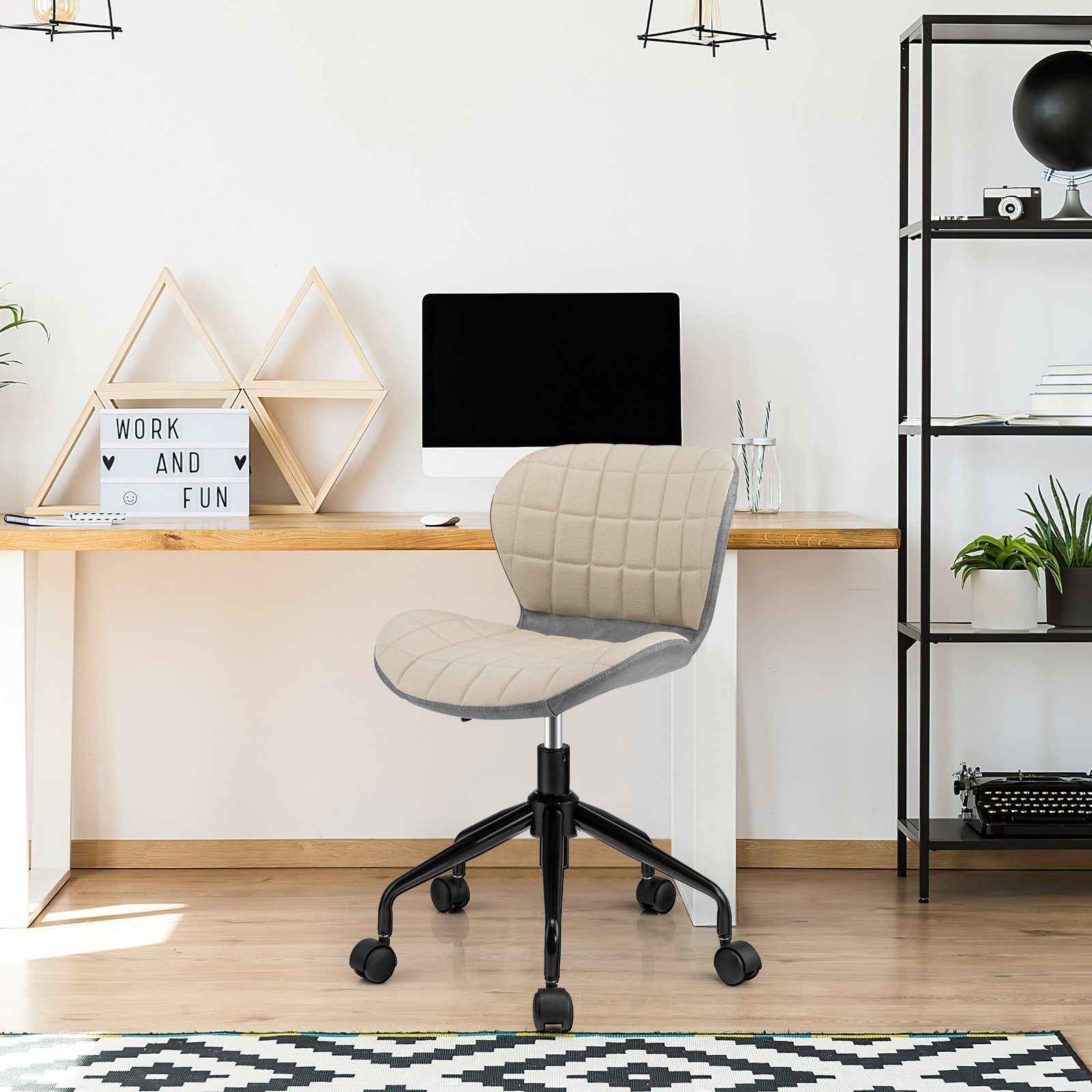 COSTWAY Drehstuhl, Bürostuhl höhenverstellbar, bis 150kg, günstig online kaufen