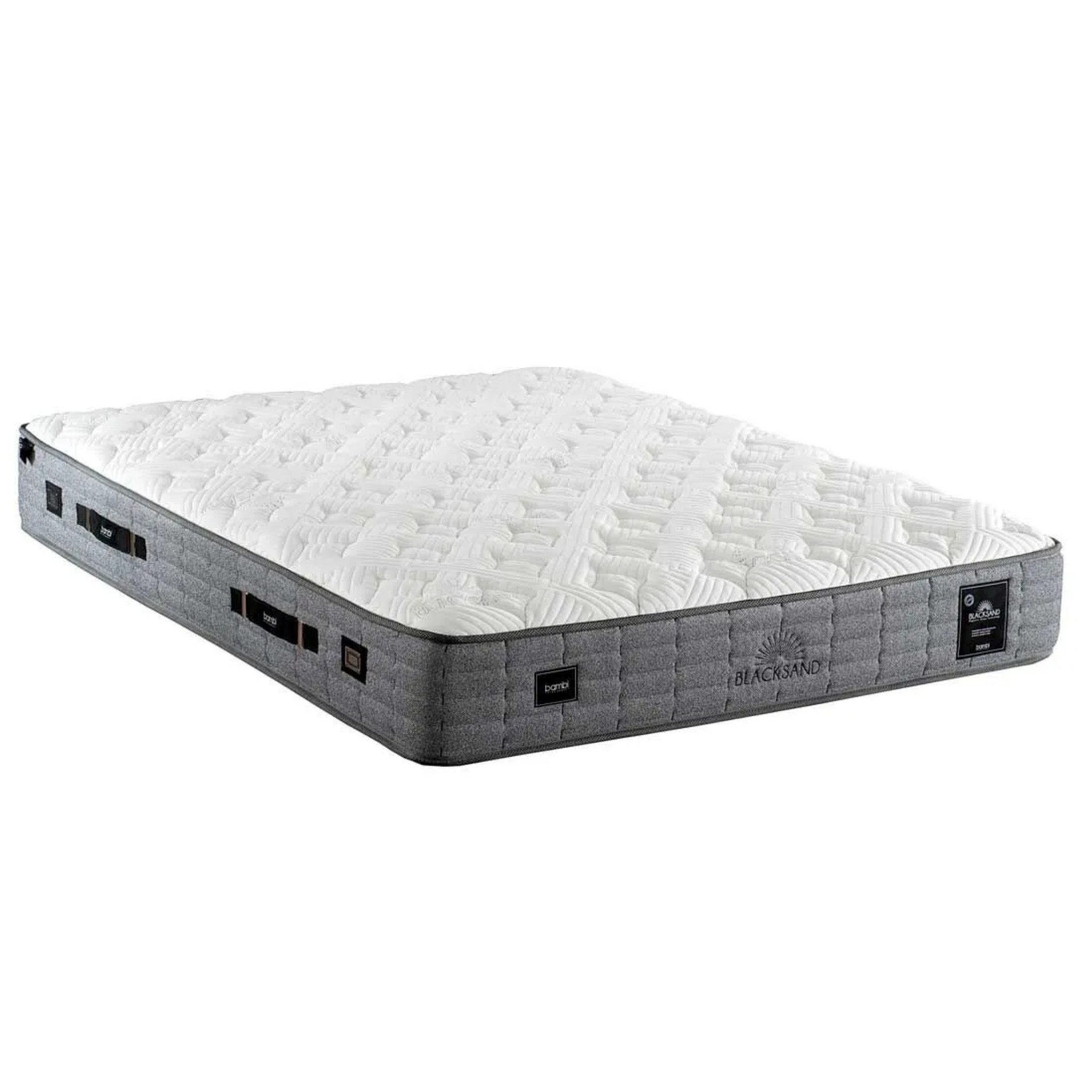 Taschenfederkernmatratze Blacksand Taschenfederkernmatratze H4 – 32 cm Höhe, Bambi, Magnetic Sand
