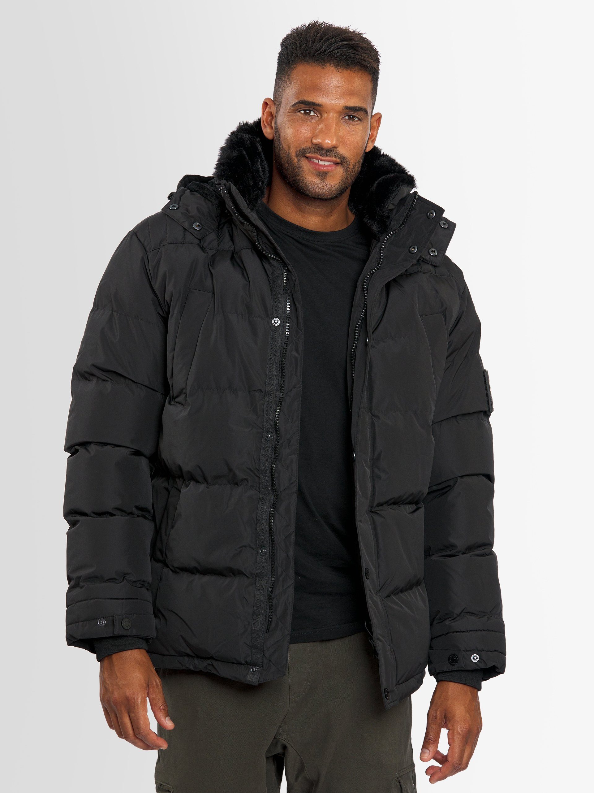 Alessandro Salvarini Winterjacke ASEzkimo mit warmen Teddyfell