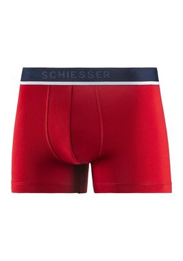 Schiesser Boxer "95/5" (3er-Pack) sportlicher Logo-Webgummibund mit schmalen weißem Ansatz