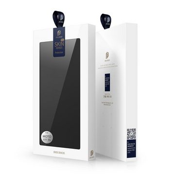 Dux Ducis Handyhülle Buch Tasche für Motorola Moto G51 5G schwarz 6,8 Zoll, Kunstleder Schutzhülle Handy Wallet Case Cover mit Kartenfächern