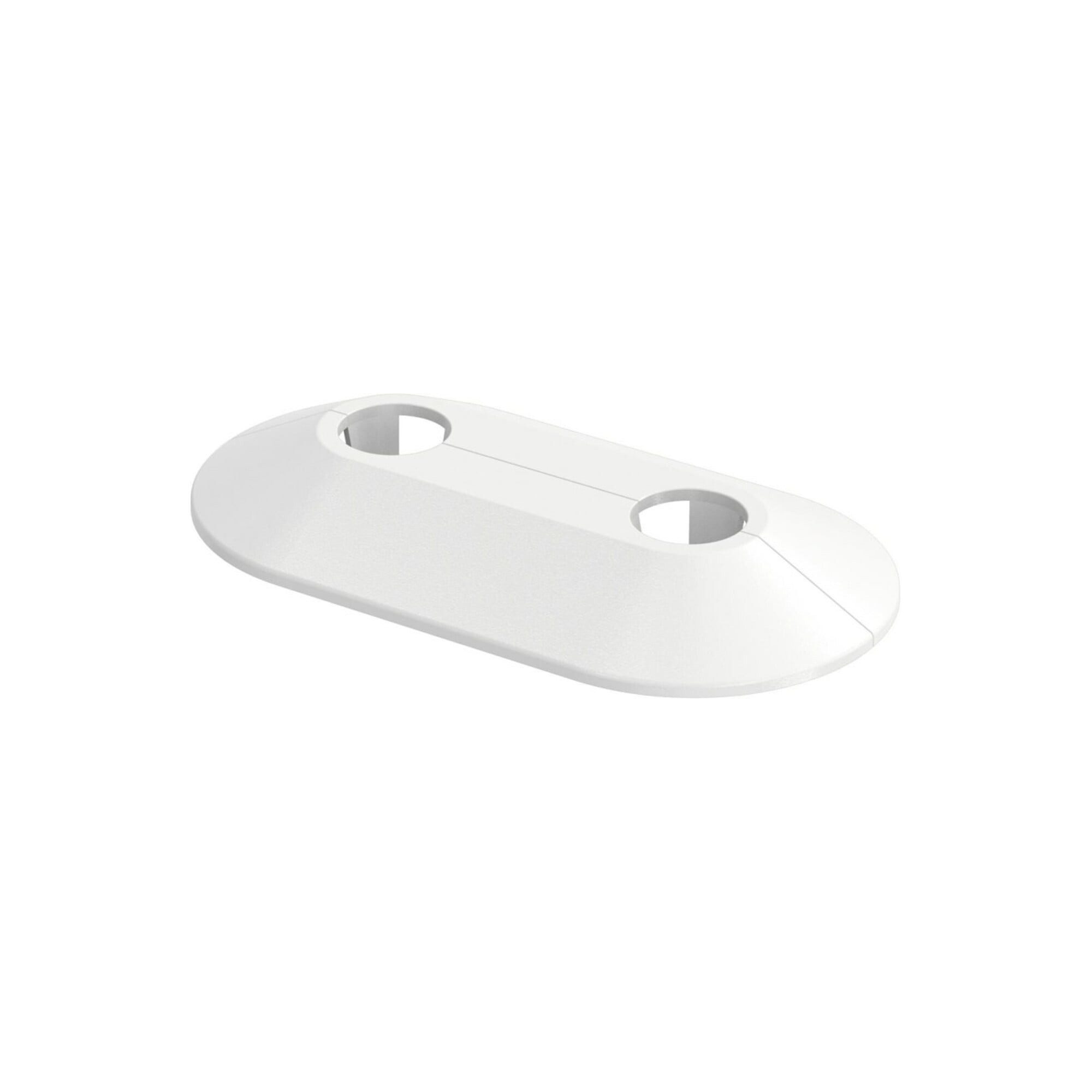 Flamco Zahnscheibe Flamco Doppelrosette RVD 50/15, 15mm, weiß 50 Stk