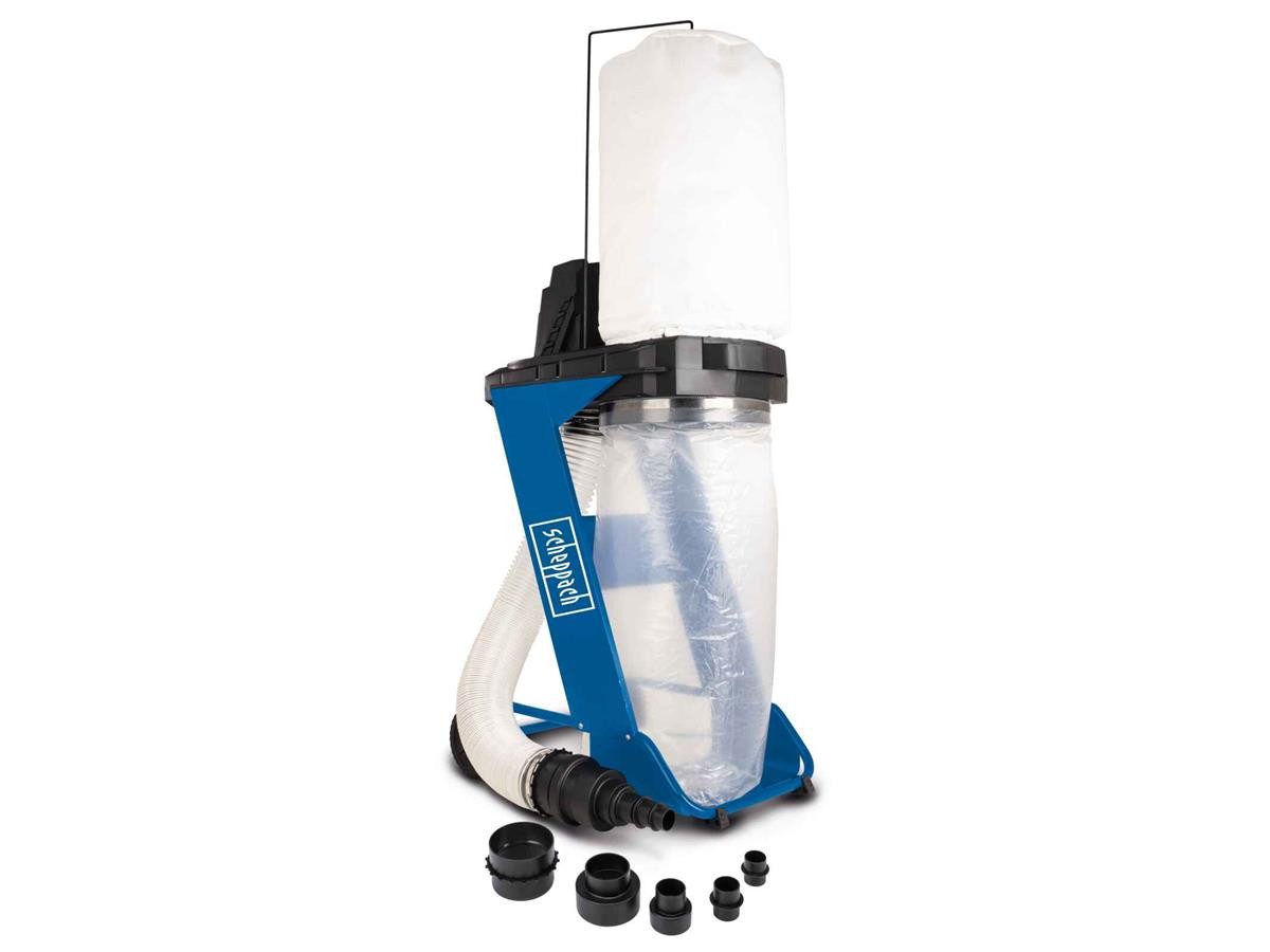Scheppach Absauganlage DC500, 550 W, (Set, 5-tlg), inkl. 4-tlg. Adapter-Set für Kleingeräte, 100 mm Schlauchdurchmesser
