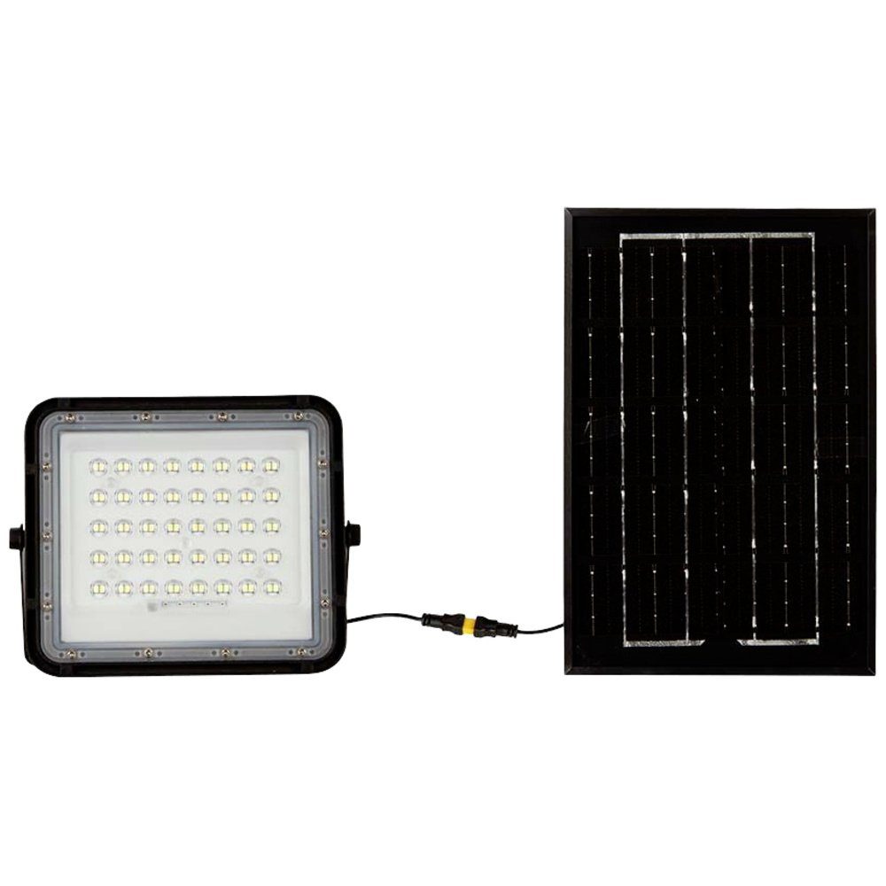 V-TAC LED Solarleuchte V-TAC VT-40W Solar-Spot Neutralweiß 7822 Schwarz