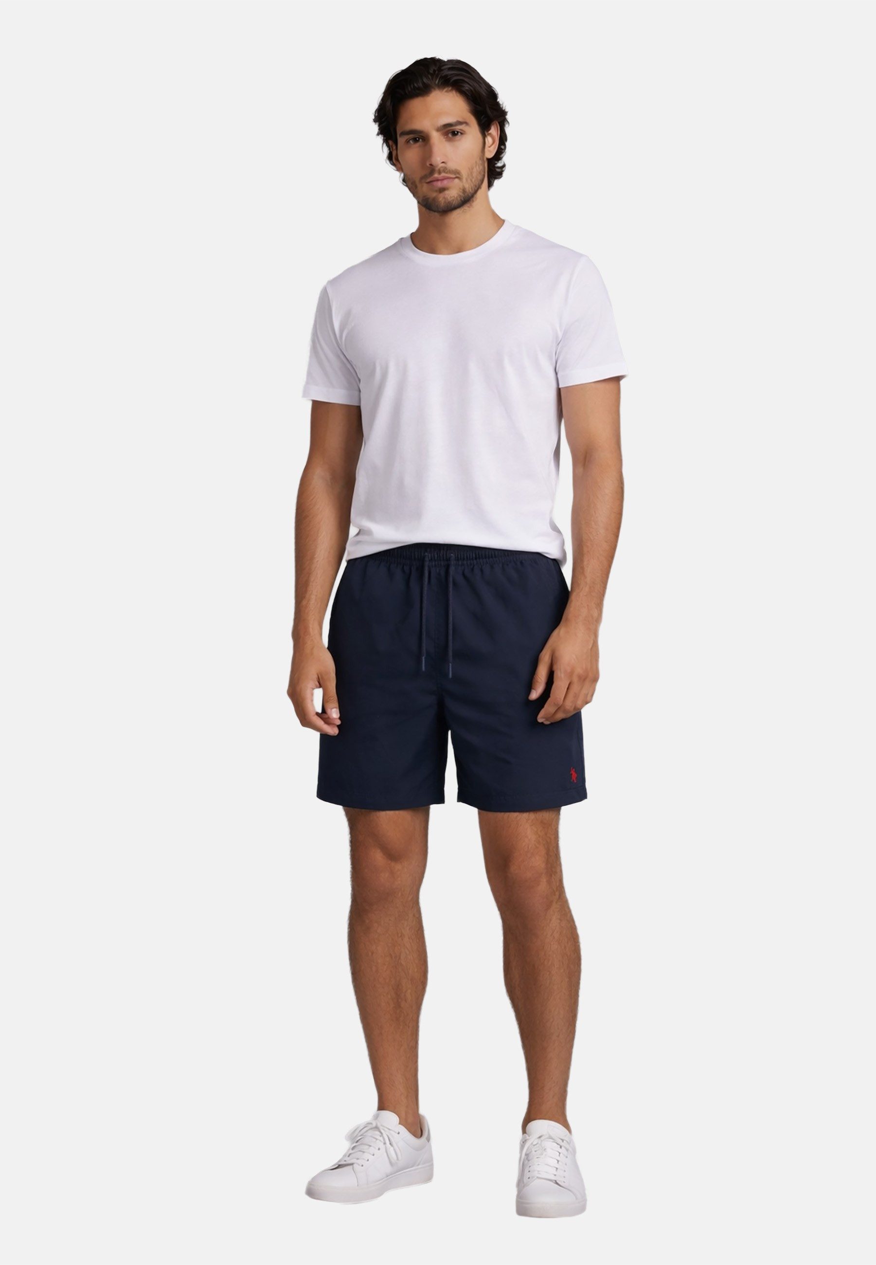 U.S. Polo Assn. Badeshorts USChrys - Schwimmshorts mit Netzfutter und Korde günstig online kaufen