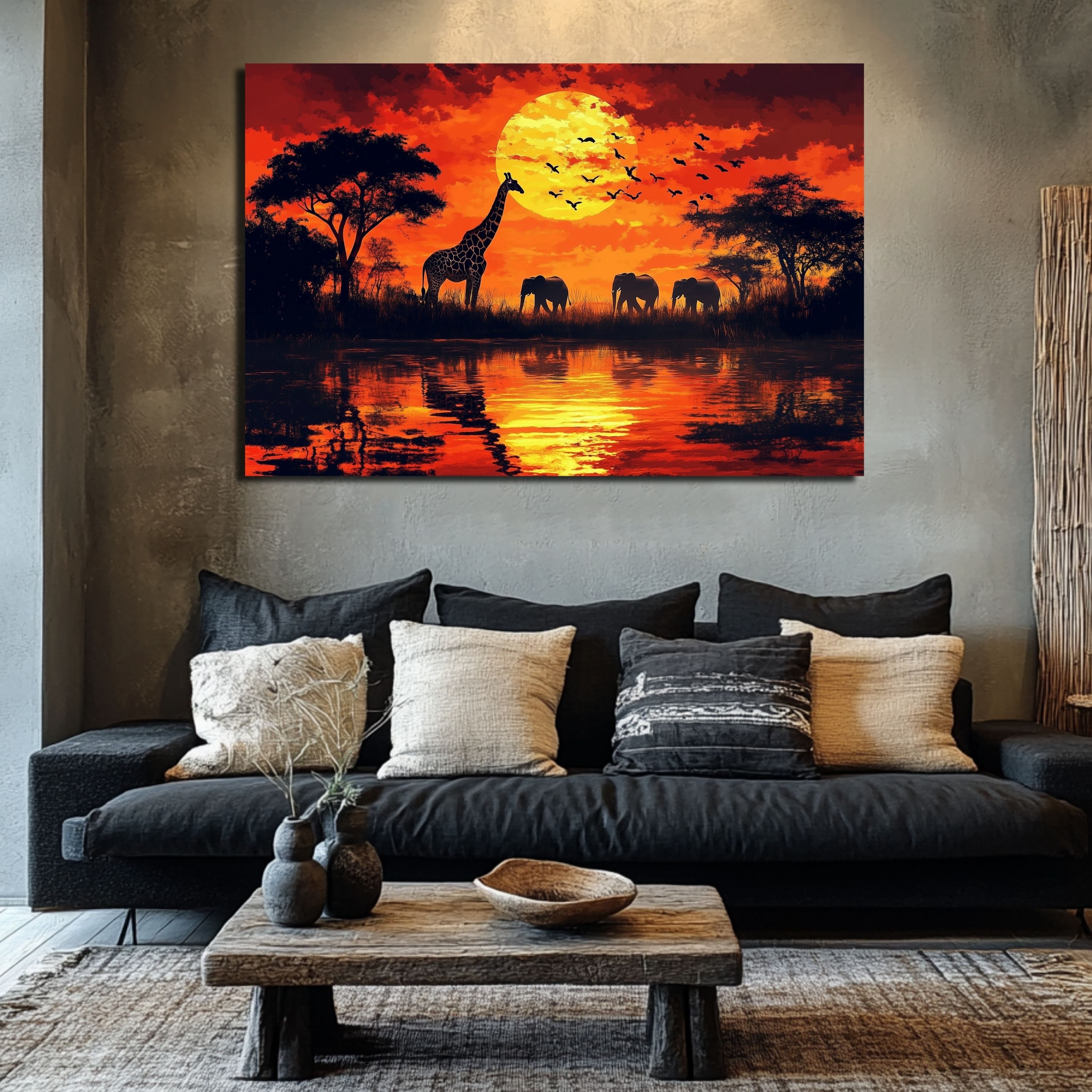 DARO Design Leinwandbild Modern Abstrakt Wandbilder XXL Wandbild Wand Deko Leinwand Bilder, 30x20cm – Bild 2 von 5