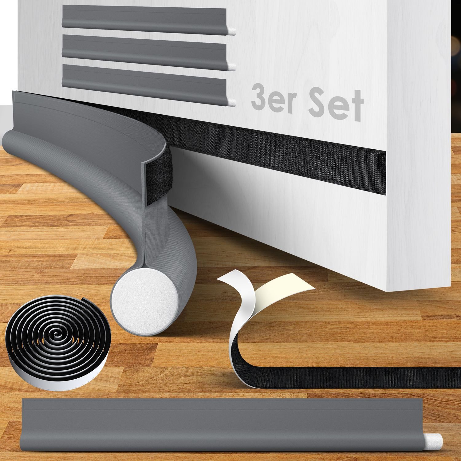 KESSER Türstopper, Zugluftstopper er Set bis 95 cm zuschneidbar günstig online kaufen