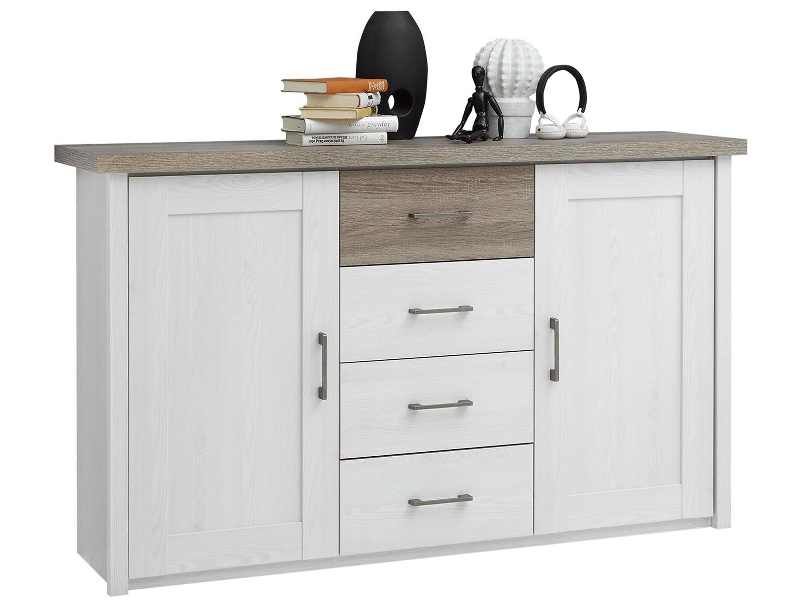 möbelando Sideboard Lebbie, 150 x 90 günstig online kaufen