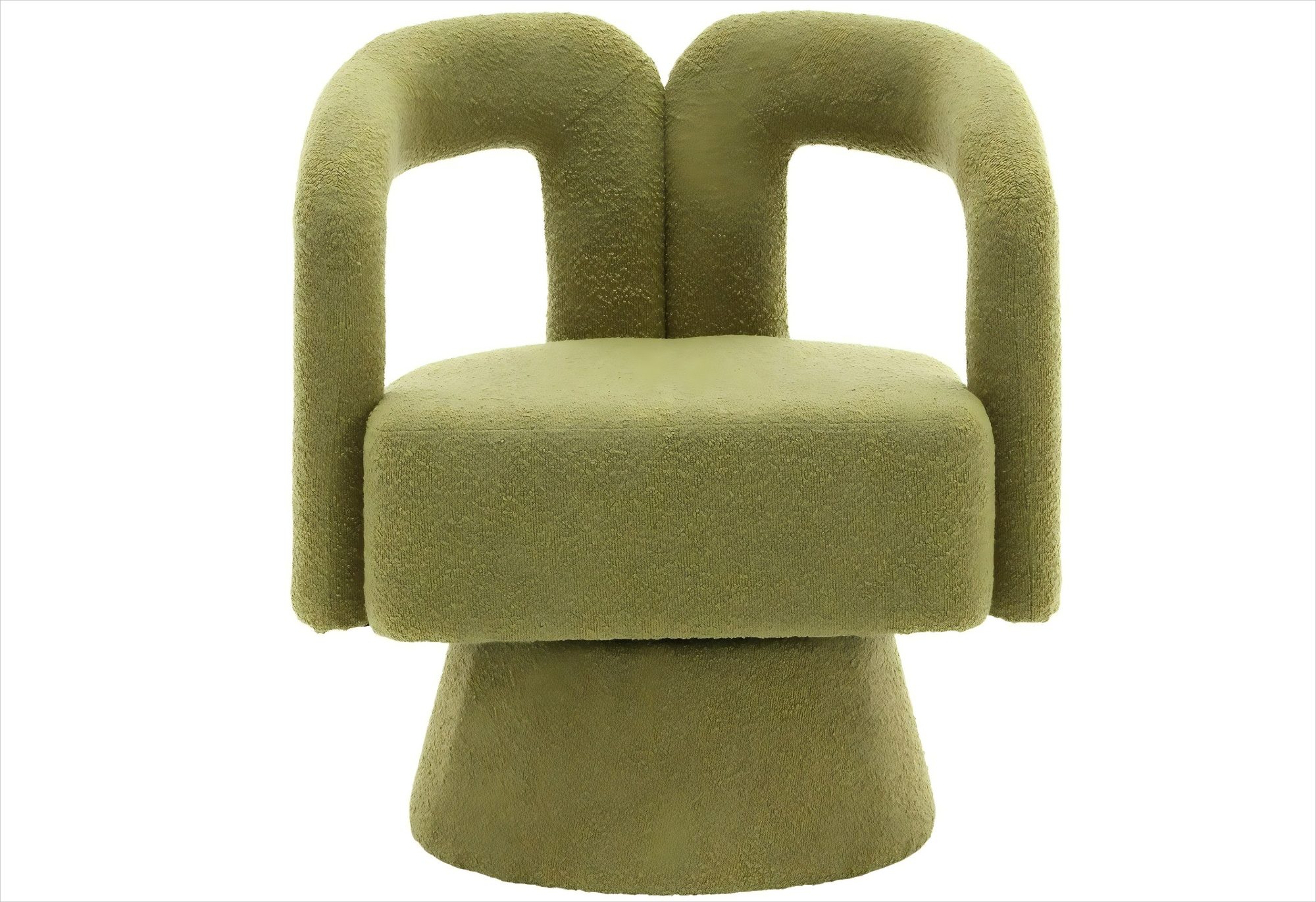 LVHOM Drehsessel M-Form 360 Grad drehbare Cuddle Barrel-Akzentstühle (runde Sessel mit breiter Polsterung, flauschiger Stoffstuhl, 1-St), für Wohnzimmer, Schlafzimmer, Büro, Wartezimmer