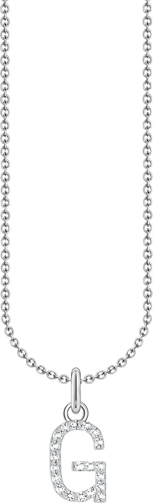 THOMAS SABO Kette mit Anhänger Buchstab...