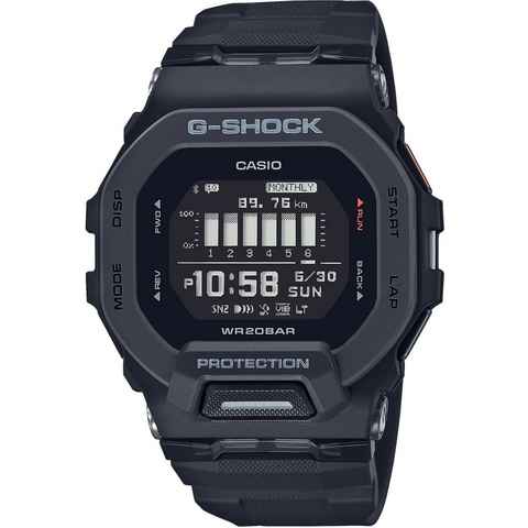 CASIO G-SHOCK GBD-200-1ER Smartwatch, Armbanduhr, Herrenuhr, Bluetooth, Schrittzähler, Stoppfunktion