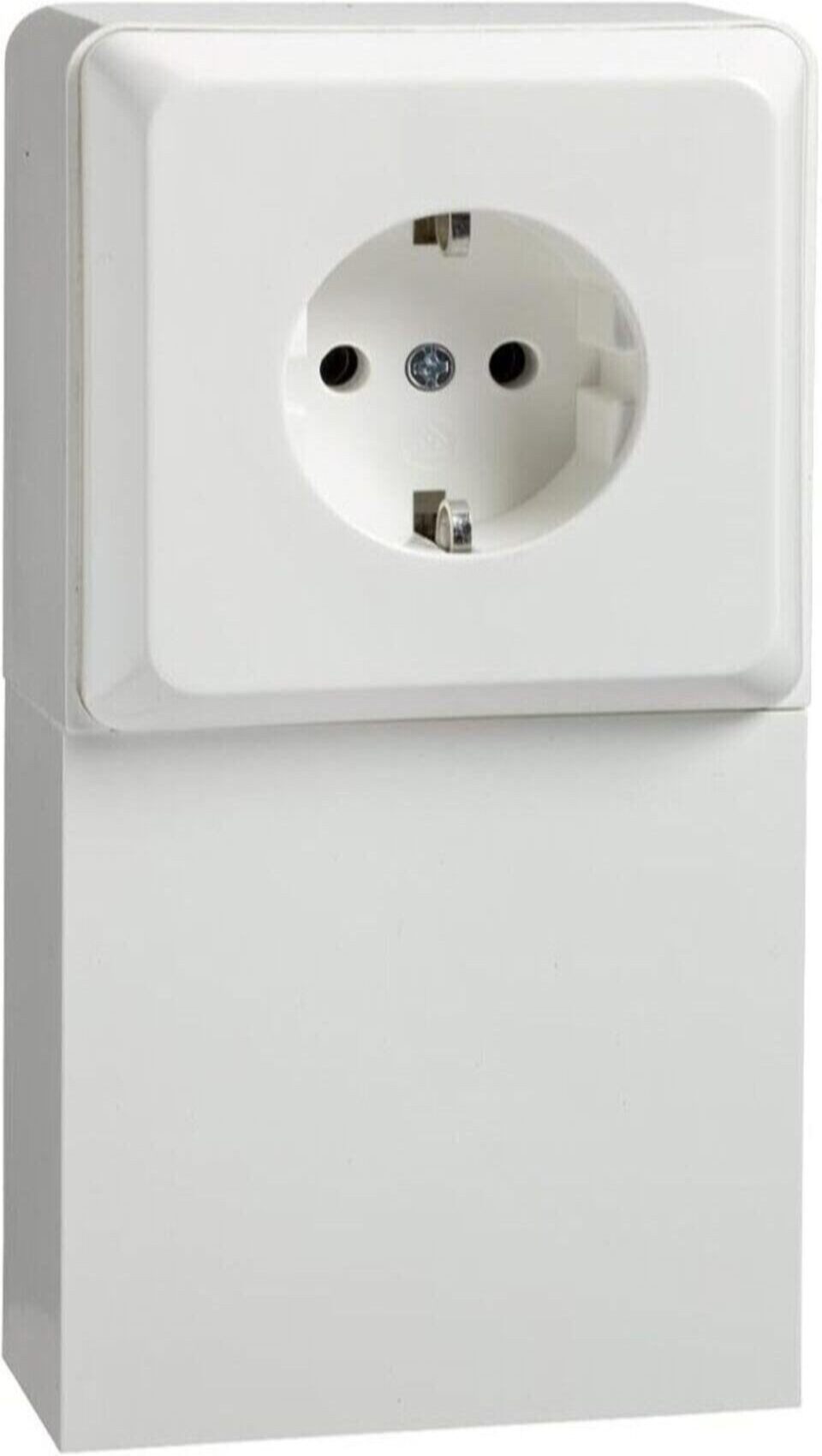 Schneider Electric Unterputz-Steckdose Elso 505400 Std im Geräteträger Schachta 1f 16A perlweiß