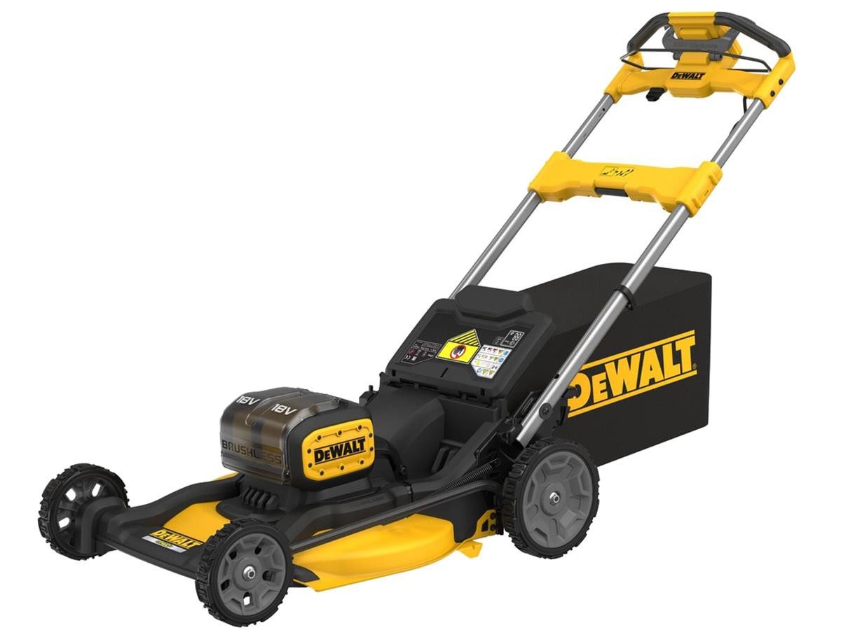 DeWalt Akkurasenmäher 18V, 53 cm Schnittbreite, (Set, Solo Version ohne Akkus und Ladegerät), bürstenlos, mit hinterem Radantrieb