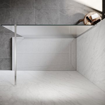 SONNI Walk-in-Dusche Walk-In Dusche, Duschkabine, 80-140cm mit Stabilisator,Höhe: 2000 mm, mit Verstellbereich, Höhe 200cm