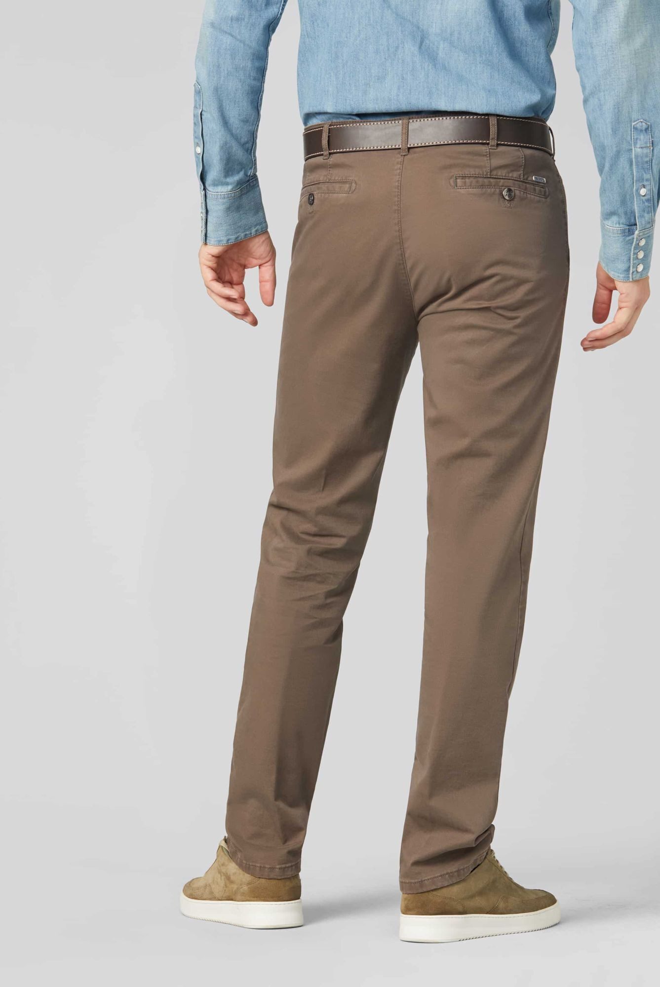 MEYER Chinos Roma mit Stretch-Dehnbund aus weicher Baumwollmischung