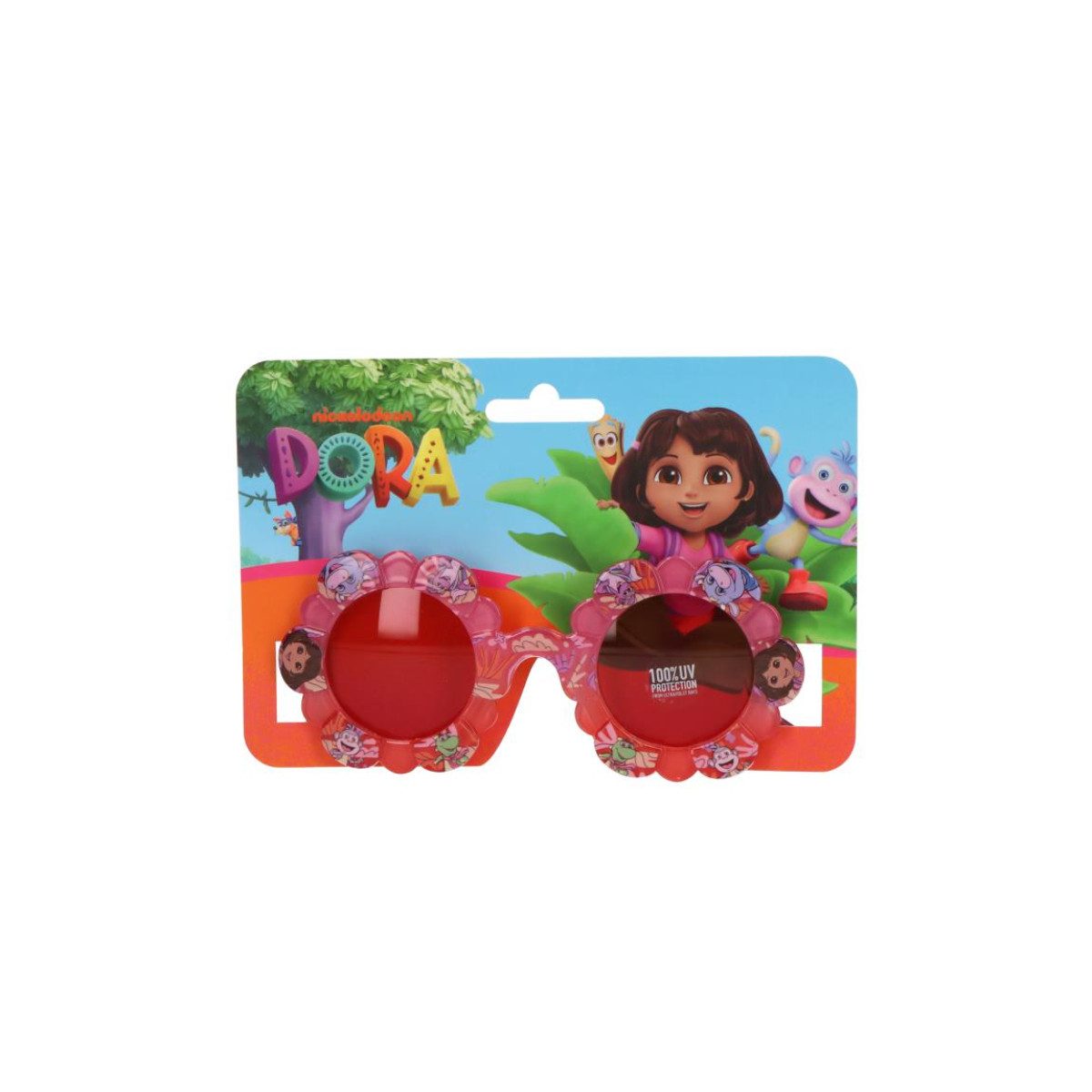 Dora la exploradora Sonnenbrille Kinder Premium leichte Sonnenbrille für Freizeit Urlaub und Alltag